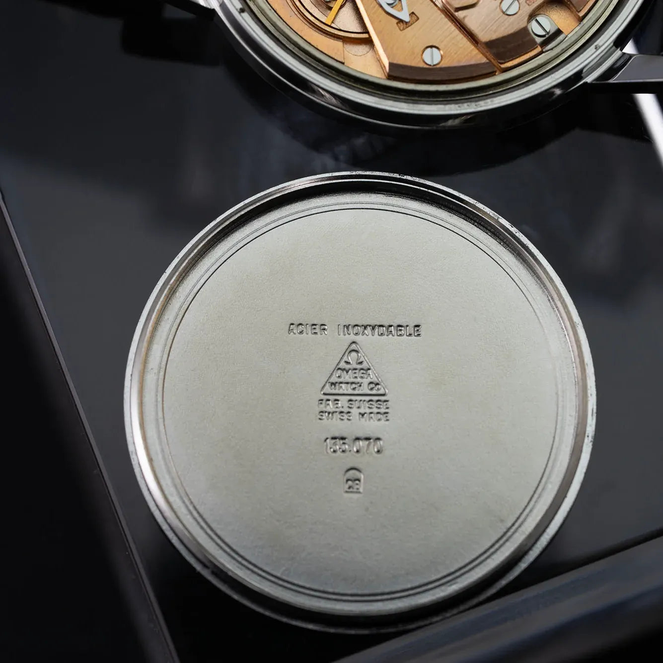 Omega Geneve Ref. 135.070 Cal. 601 – strap detail