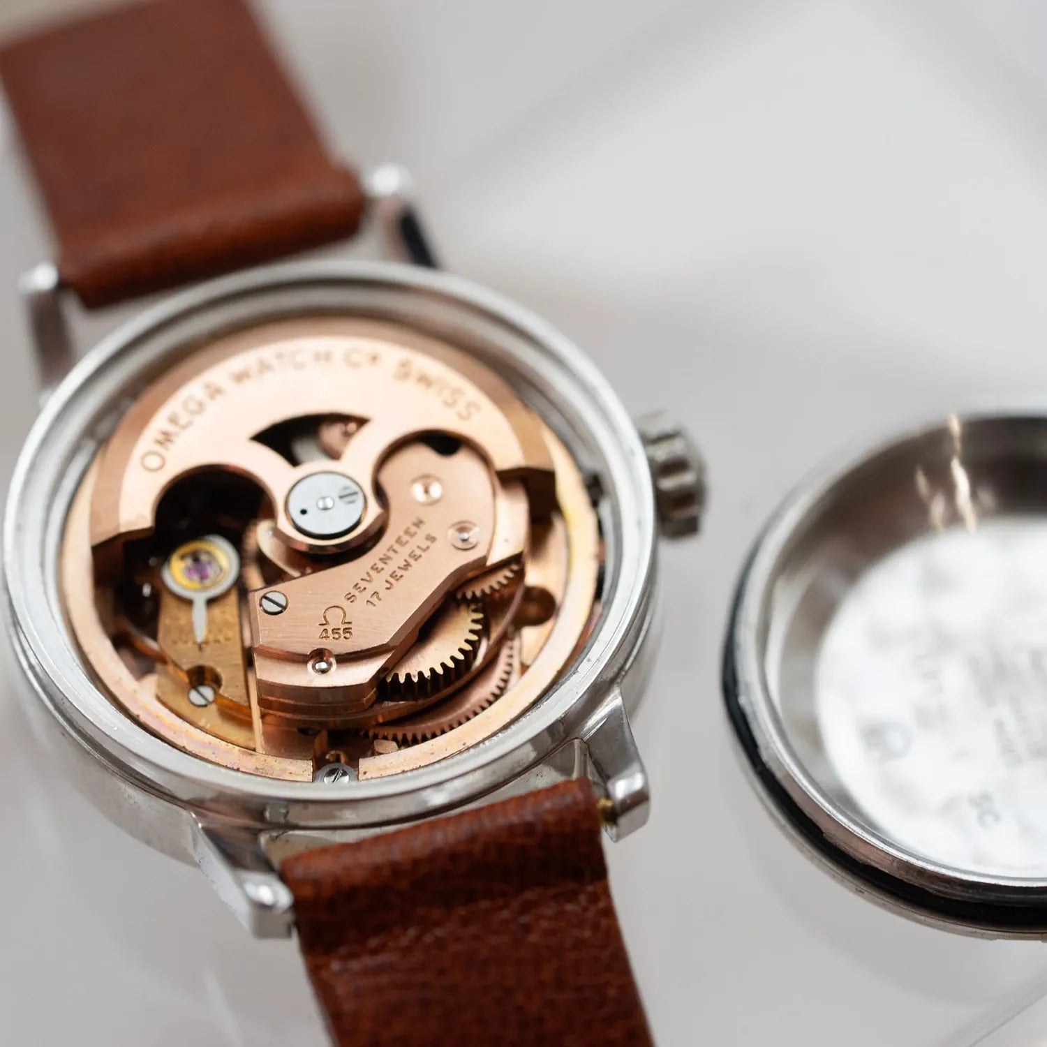 Omega Ladymatic Women's Watch Ref. 11031-1, Cal. 455 – dial close-up