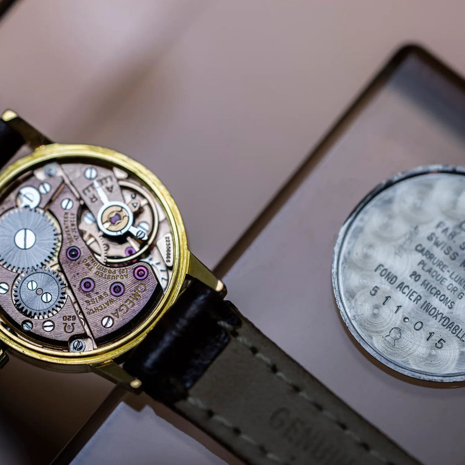 Omega Ref. 511.015 Cal. 620 – side view