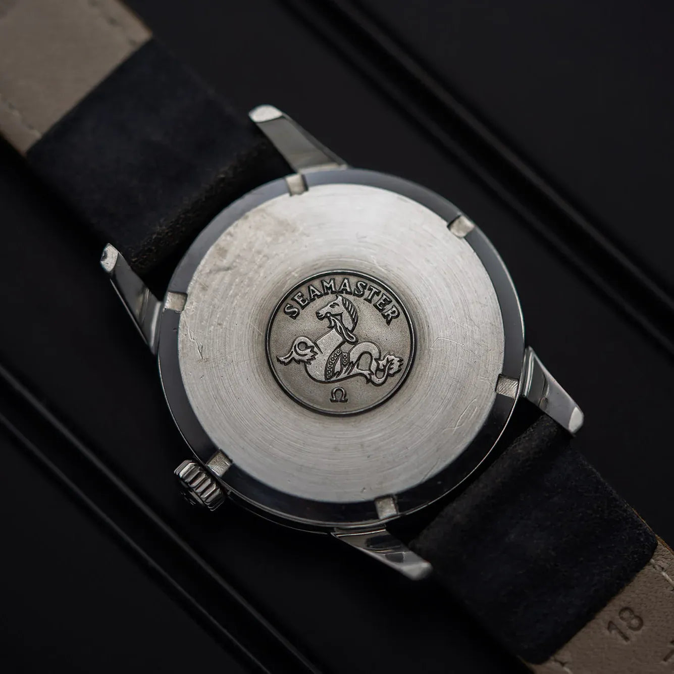 Omega Seamaster 14389 62 CSP, Cal. 268, Vintage Men's Watch – strap detail