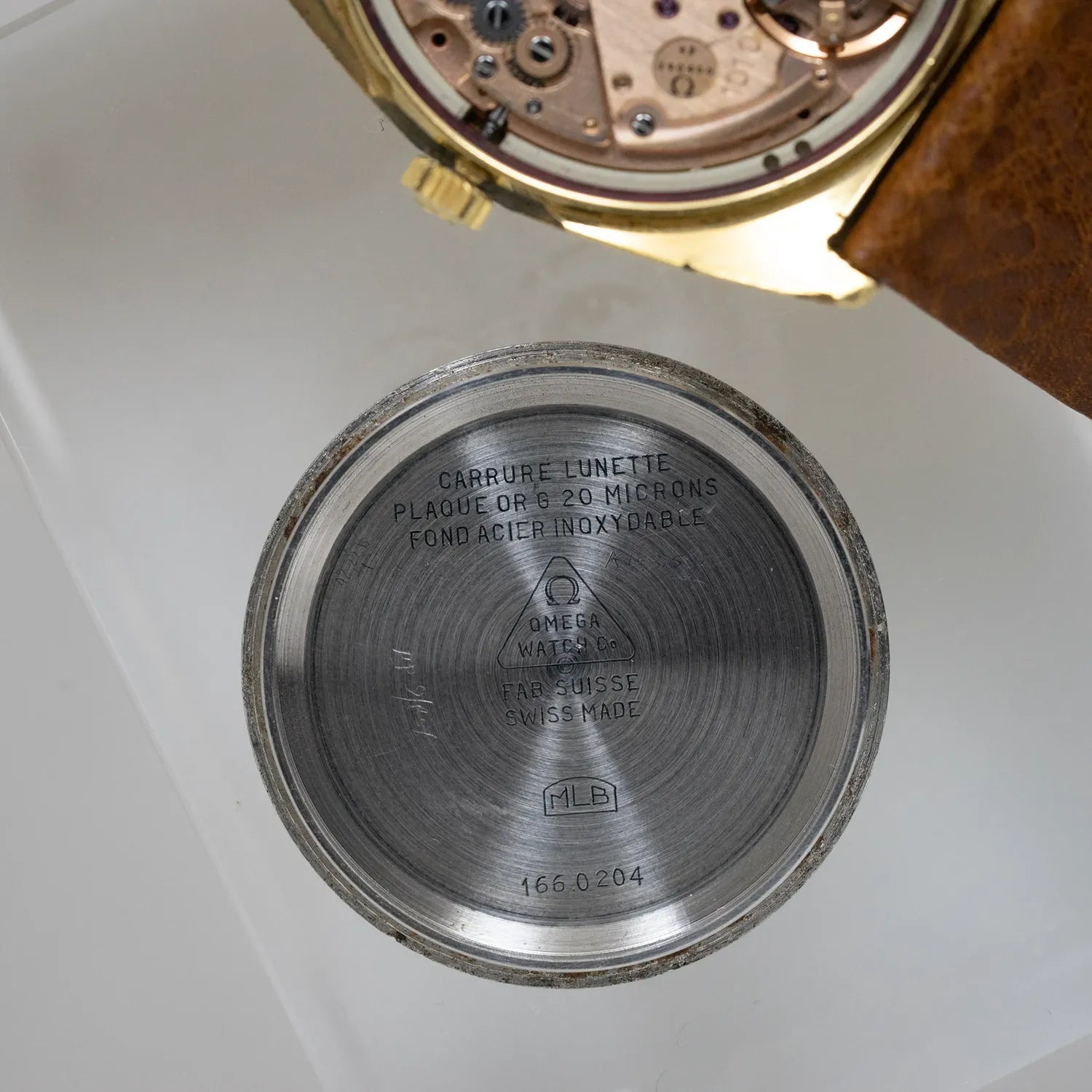 Omega Seamaster Automatic Ref. 166.0204 Cal. 1010 – back case