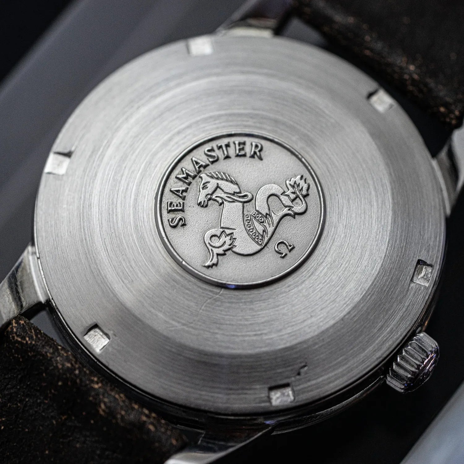 Omega Seamaster Ref. 14390-1 Cal. 285 – dial close-up