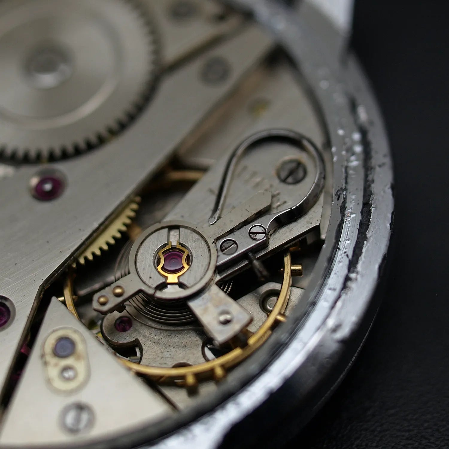 Omikron Ref. 3358 Cal. As 1130 – dial close-up