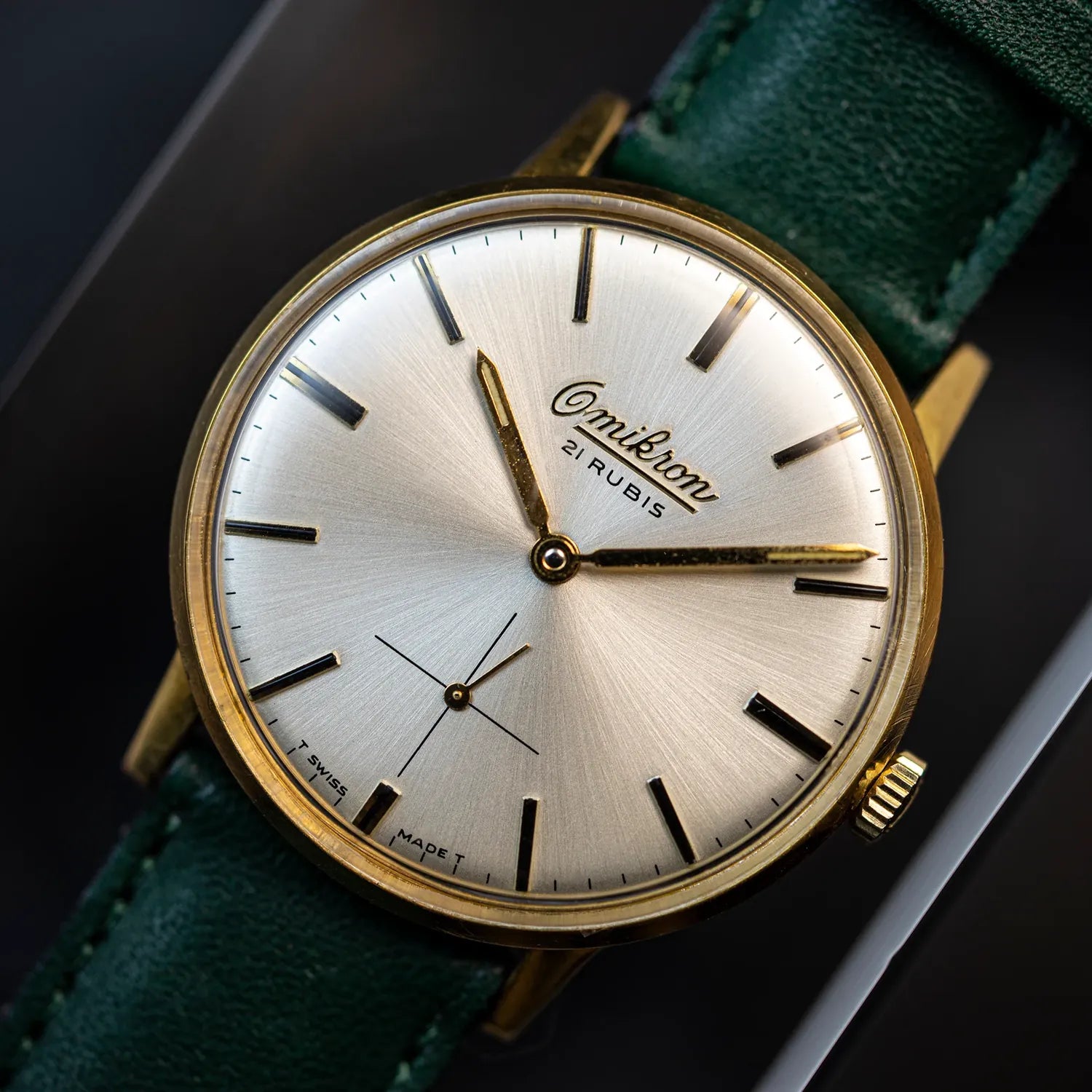 Omikron Ref. 3360 Cal. Unitas 6325 – front view