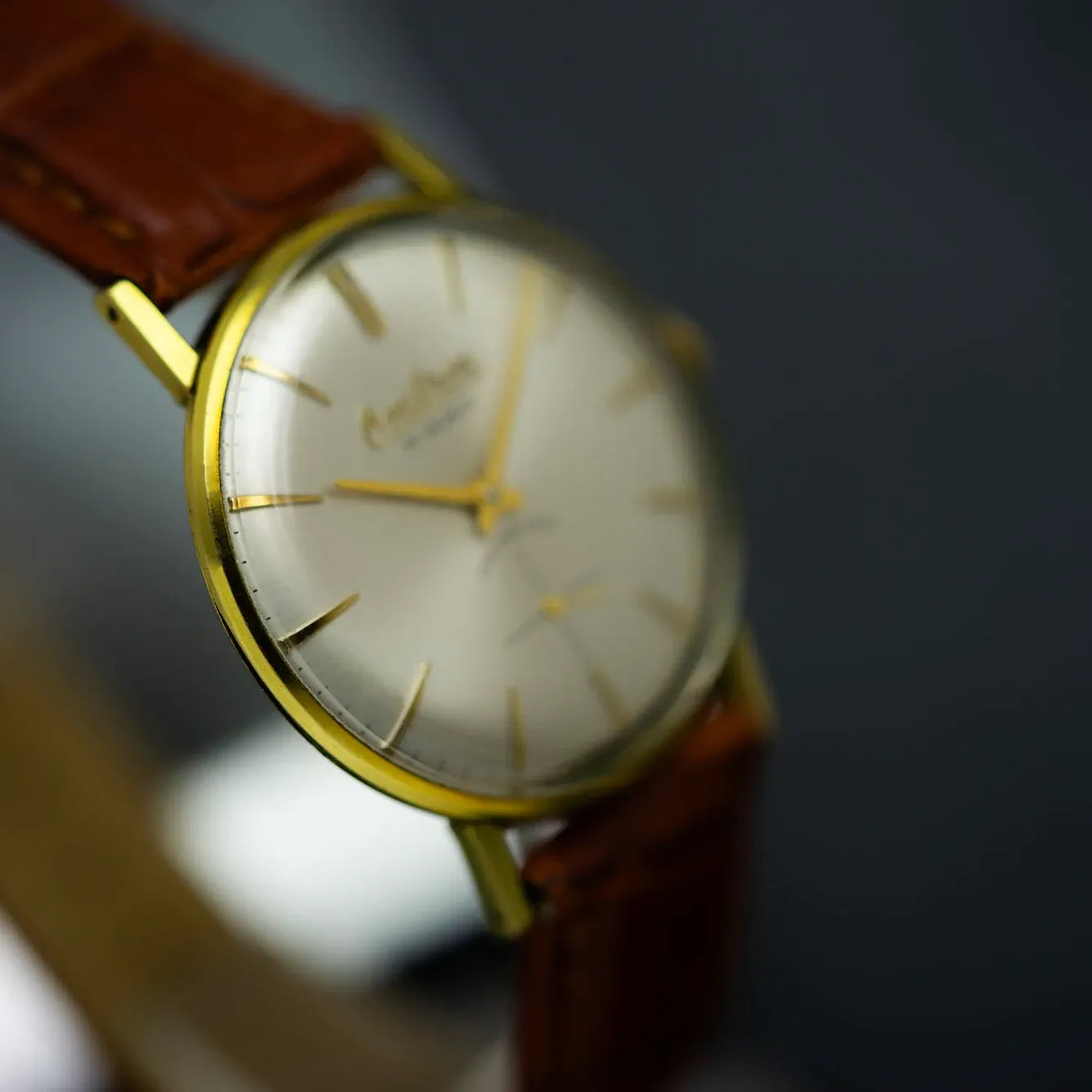 Omikron Vintage Dress Watch – side view alternative angle