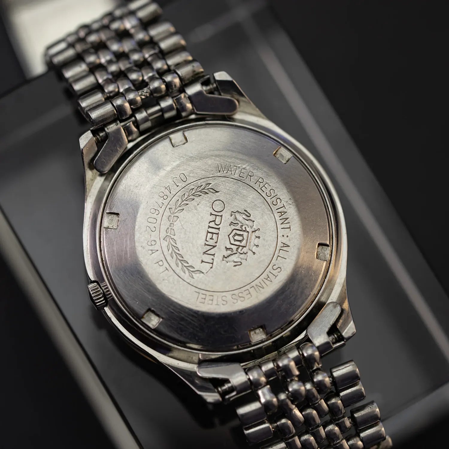 Orient Ref. 0J487602-9A PT, Cal. 48741 – dial close-up