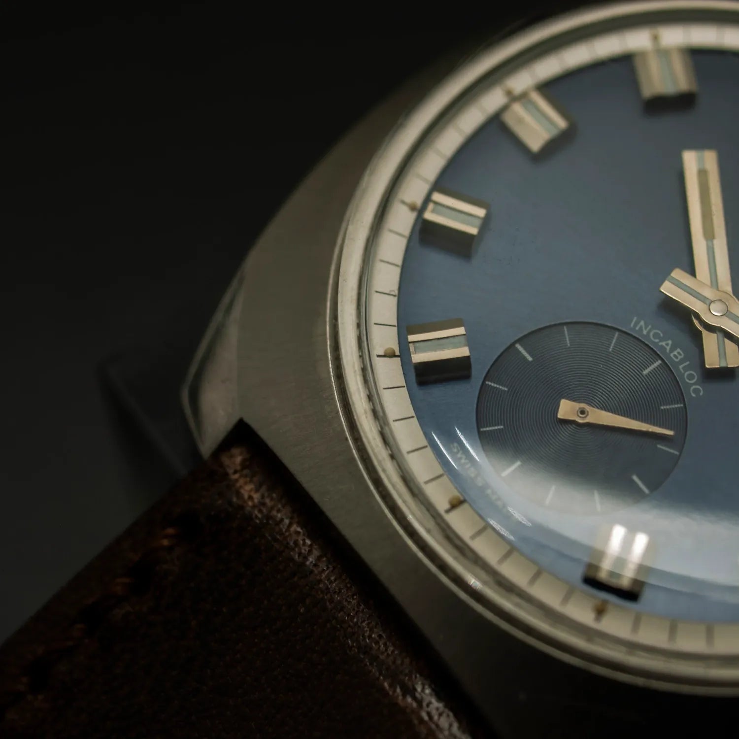 Pierpont Of Switzerland Compressor Ref. 7308 – dial close-up