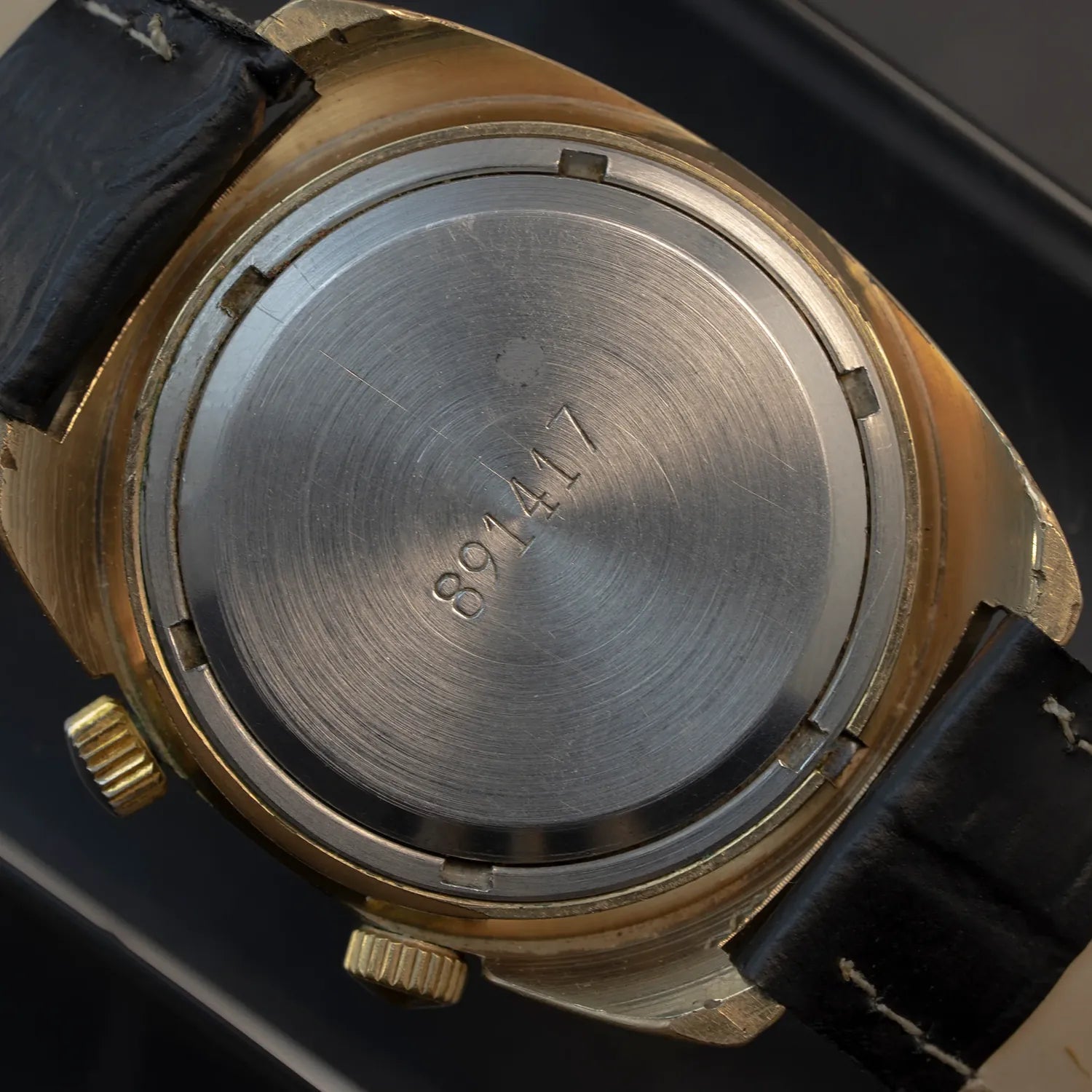 Poljot Alarm Gold Plated Cal. 2612.1 – side view