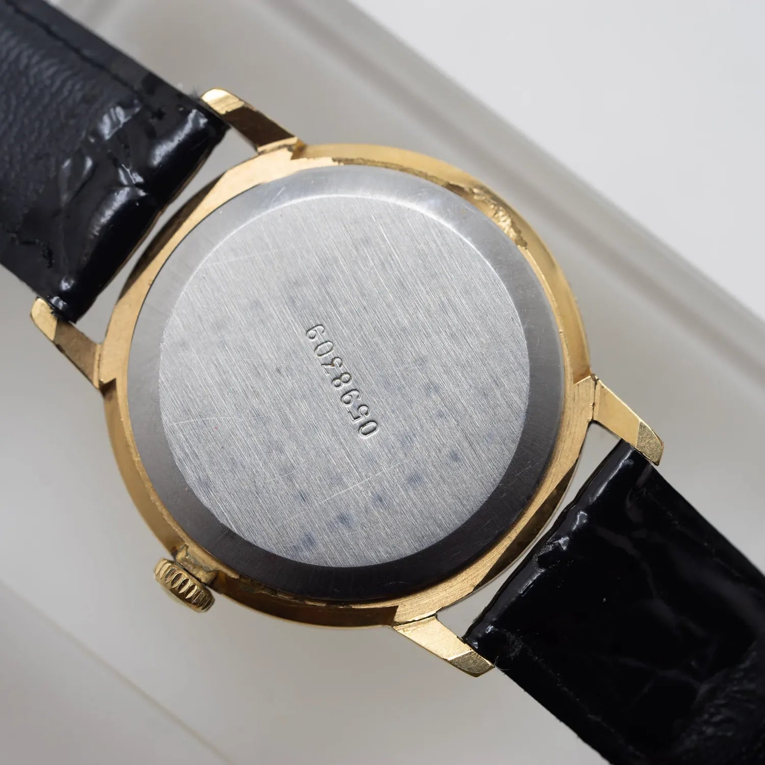 Poljot Gold Plated Vintage Men's Dress Watch – side view