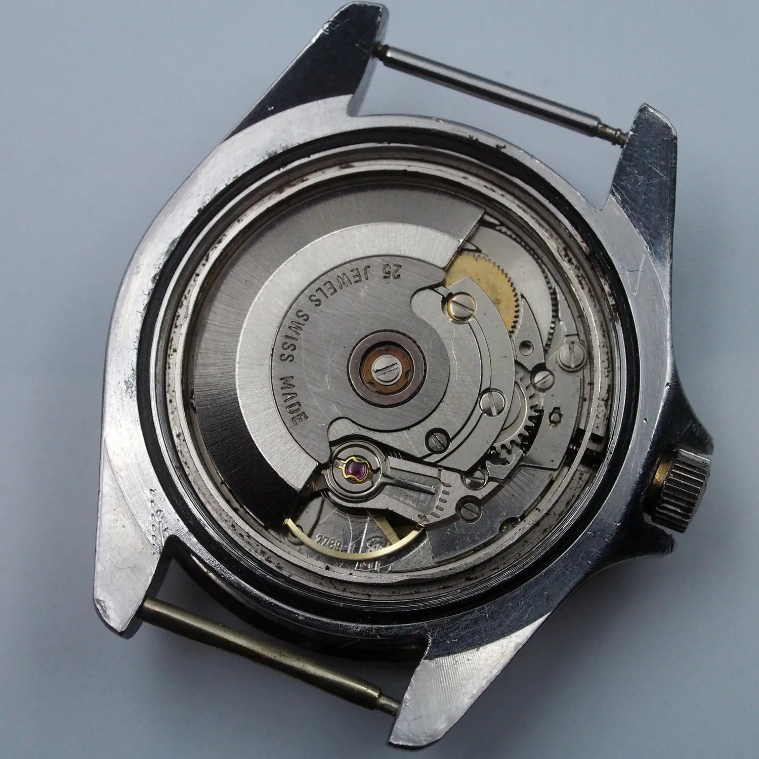 Pryngeps Automatic Diver Ref. 2491 w 10, Cal. 2789 – back case