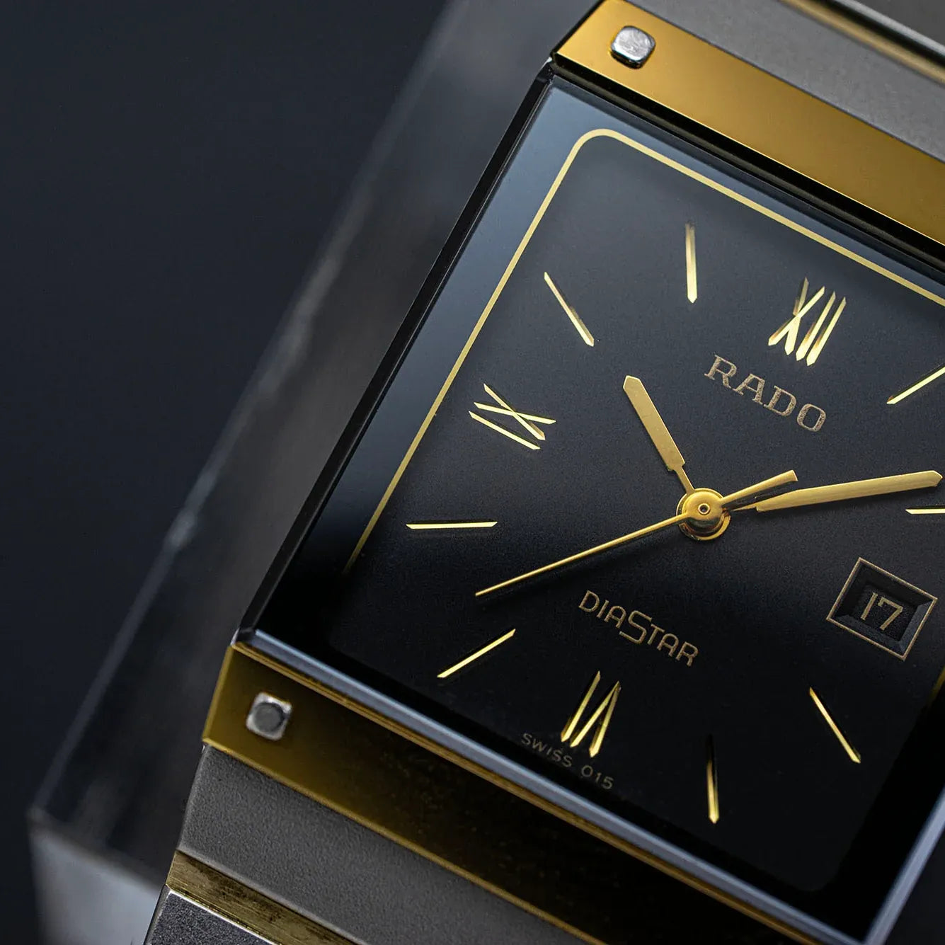Rado Diastar Quartz – dial close-up