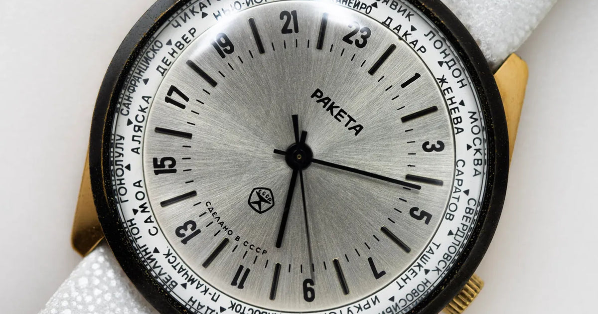 Raketa 24h, Cal. 2623H, Men’s Manual Wind Vintage Watch