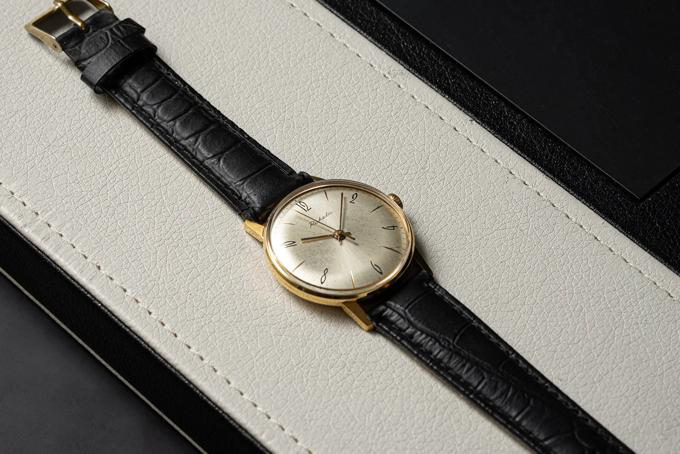 Raketa Gold Plated 2609.1 case