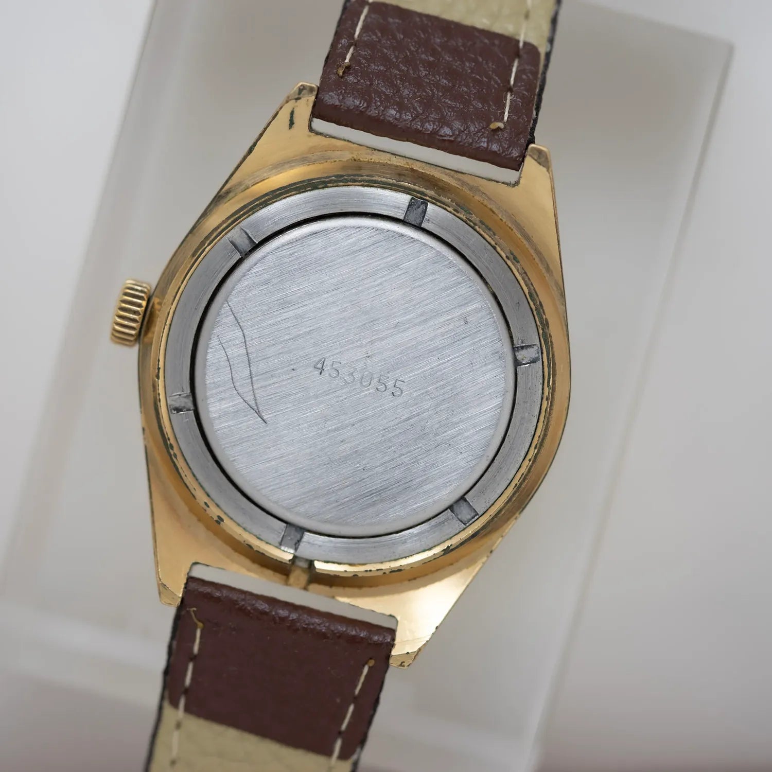 Raketa Gold Plated Cal. 2628.H Men's Dress Watch – back case