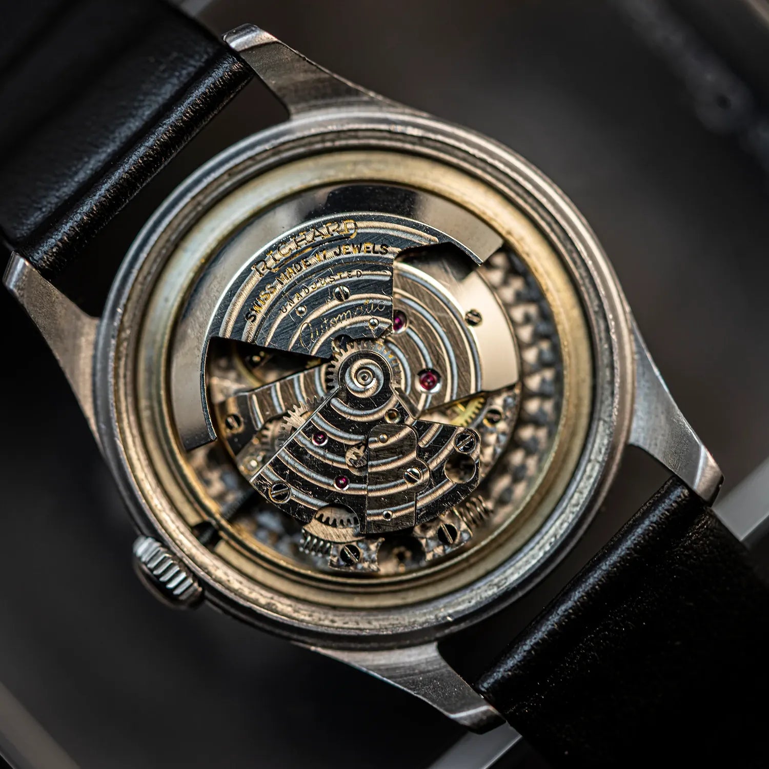 Richard Bumper, Ref. 19NA, Men’s Automatic Vintage Watch – dial close-up