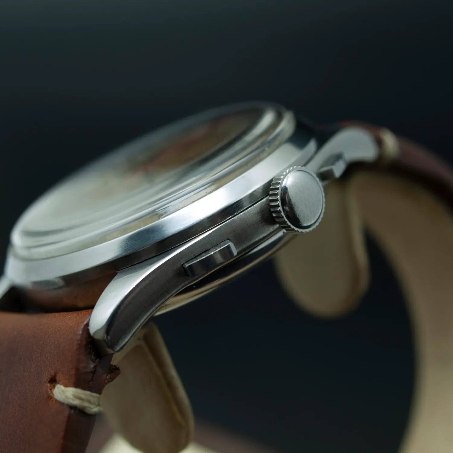 Richard Triple Calendar, Valjoux 72c, Vintage Chronograph – side view