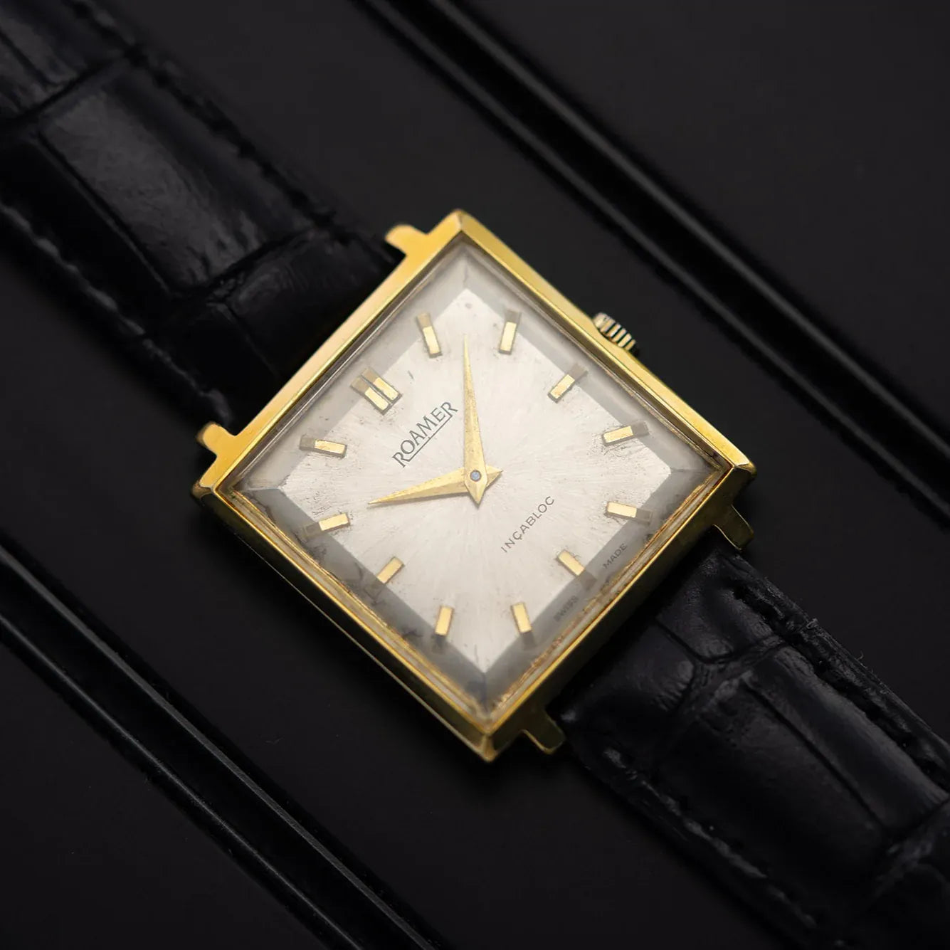 Roamer Dress, Cal. MST 450, Men’s Vintage Watch, 1977 – front view