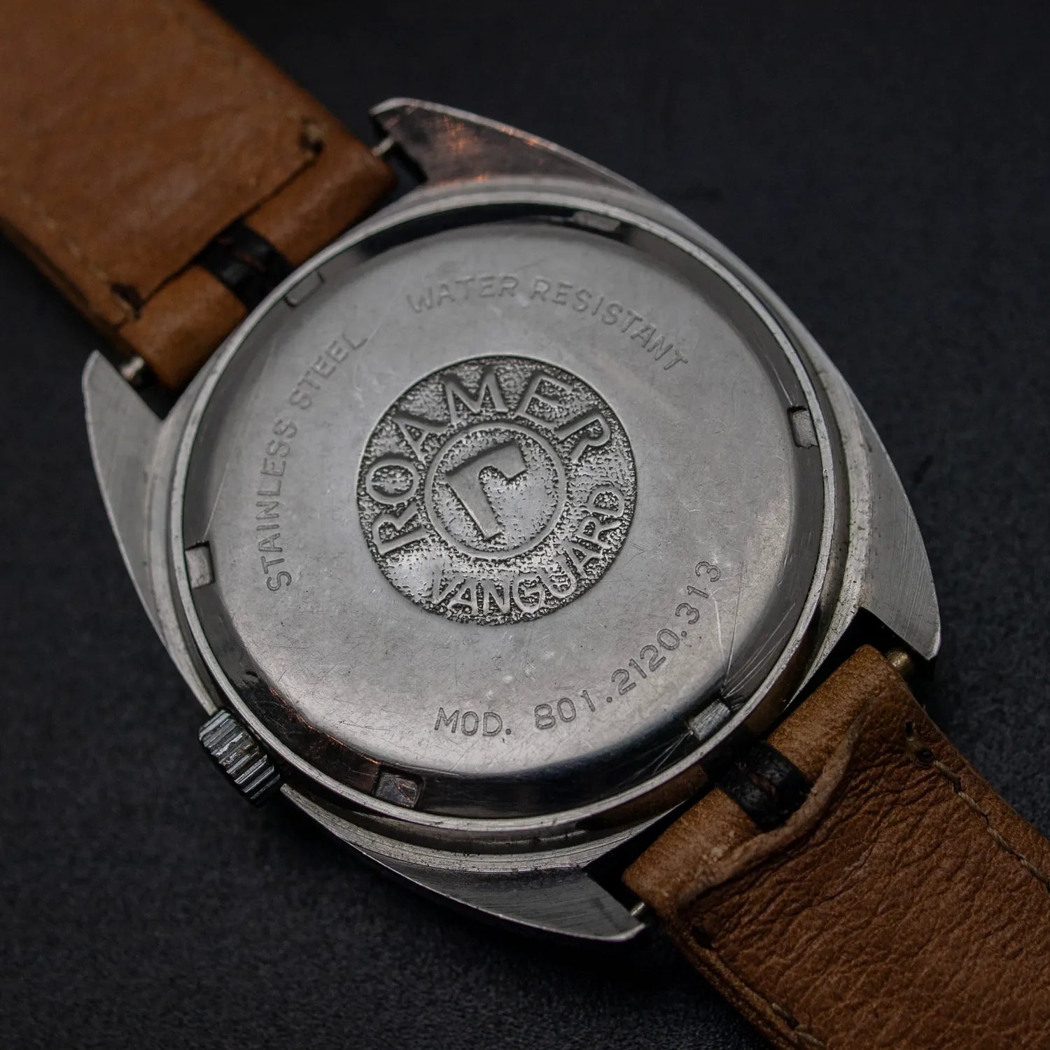 Roamer Vanguard, Ref. 801.2120.313, Cal. MST 801, 1978 – back case