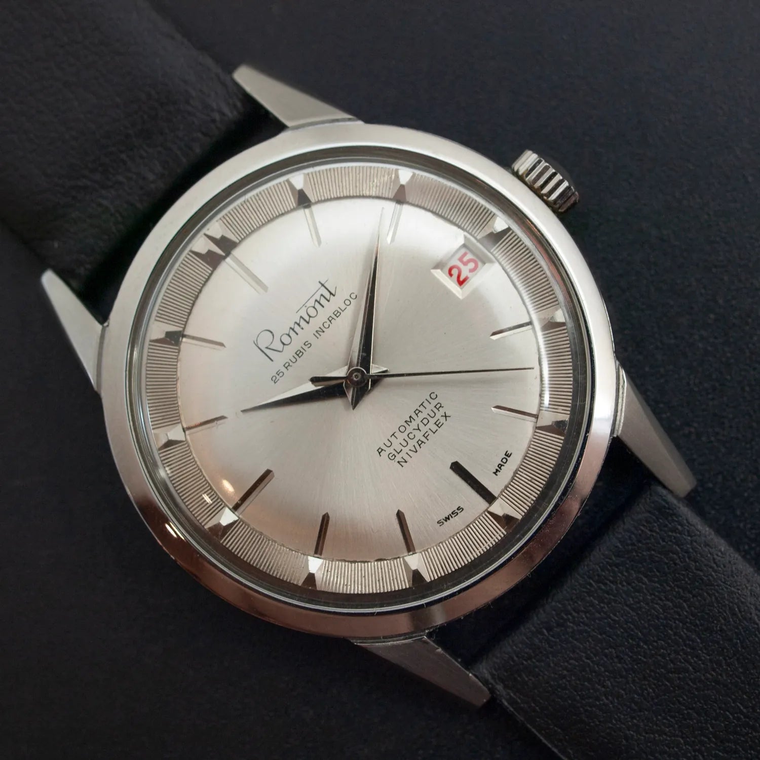 Romont Glucydur Nivaflex, Cal. ETA 2472 Men’s Watch – front view