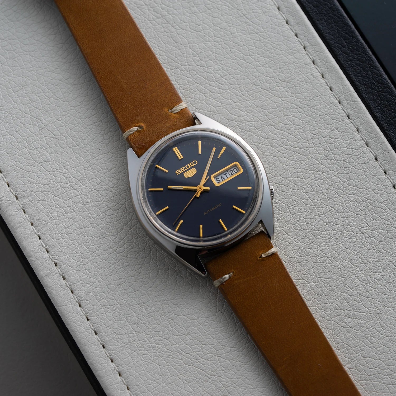 Seiko 5 6309-8840 Top View