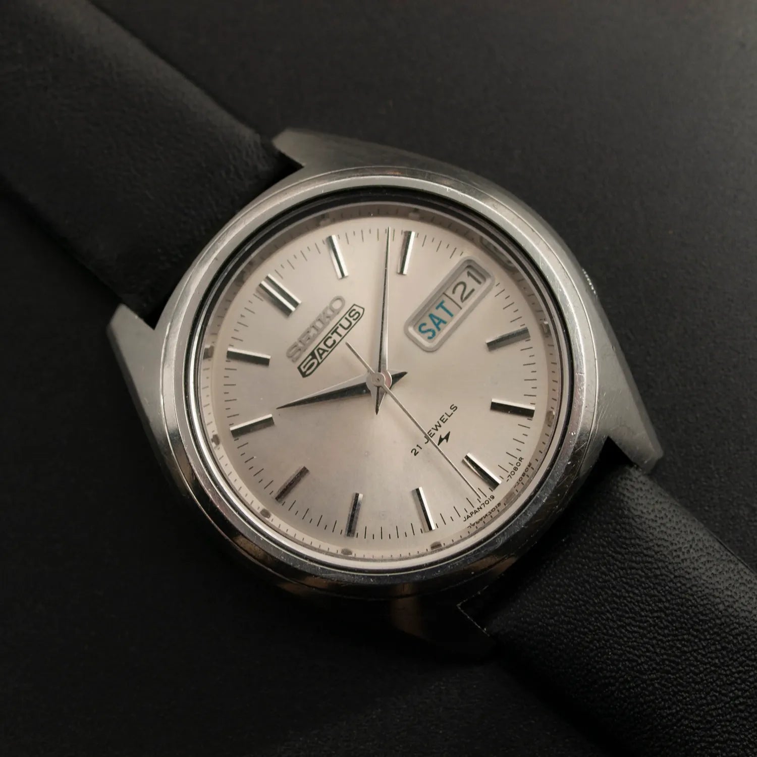 Seiko Actus, 7019-7060 Men’s Automatic Vintage Watch, 1974 – front view