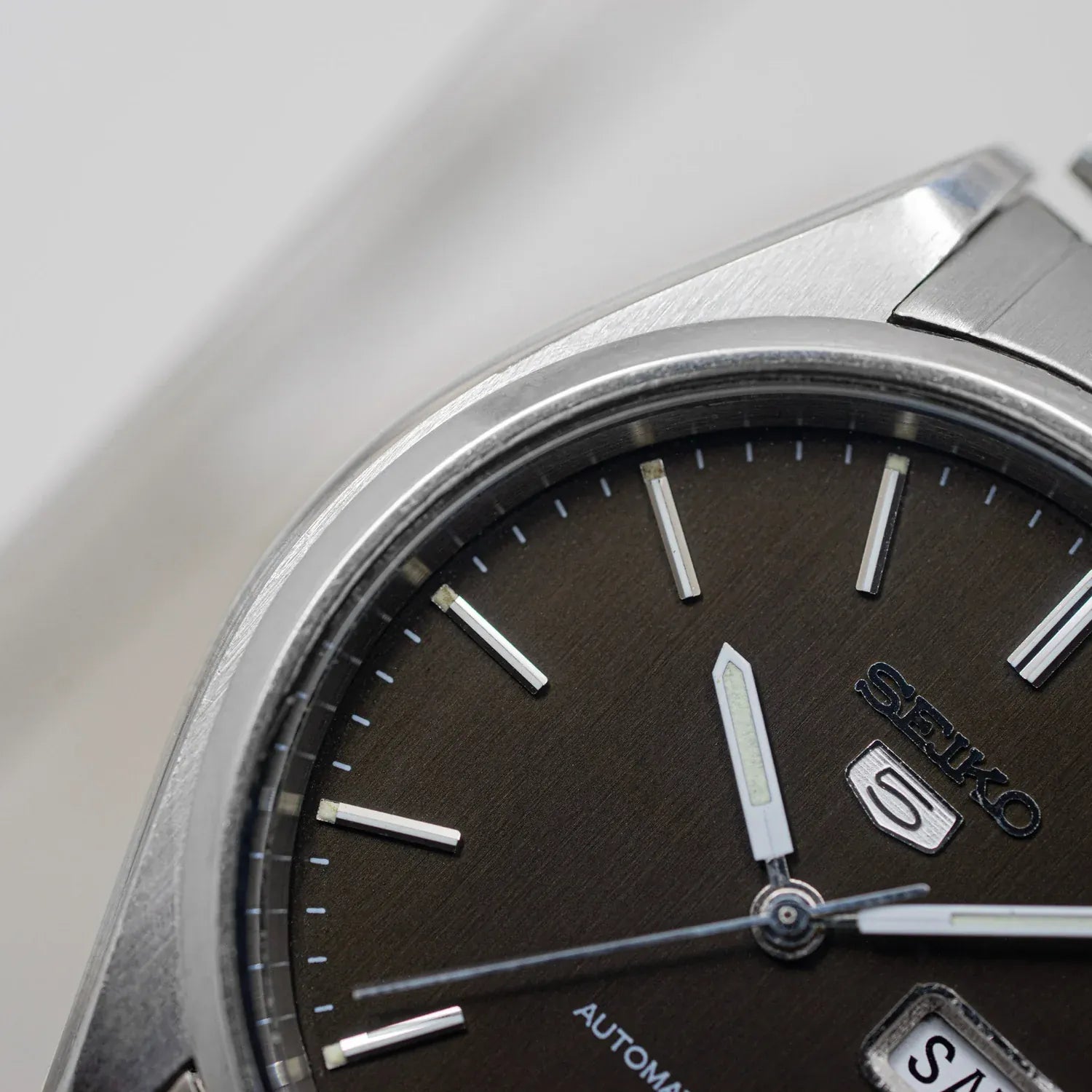 Seiko 5, Ref. 6309-8800, Men's Automatic Vintage Watch, 1984 – dial close-up