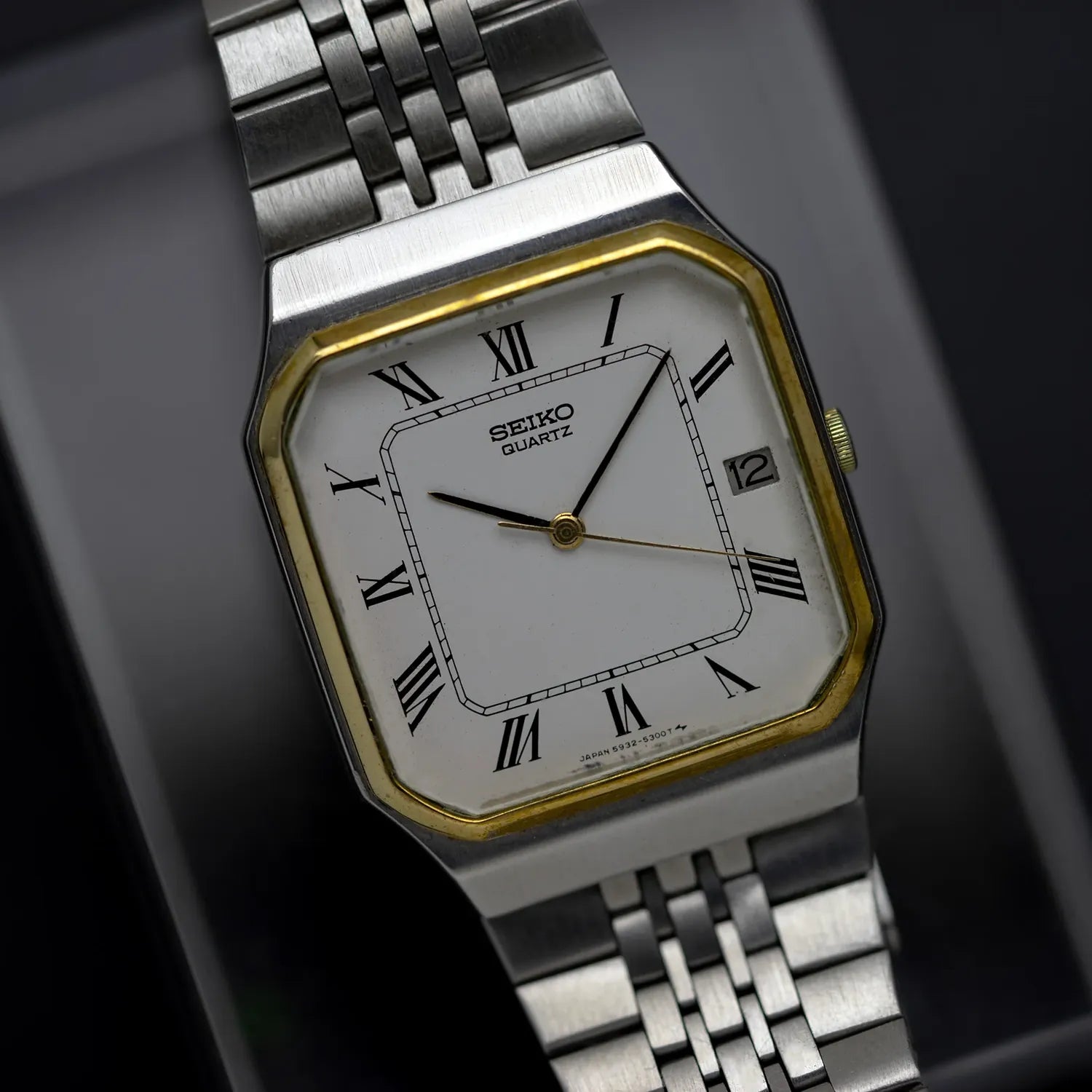 Seiko Quartz, Ref. 5932-5200, Cal. 5932, Men's Quartz, 1985 – front view