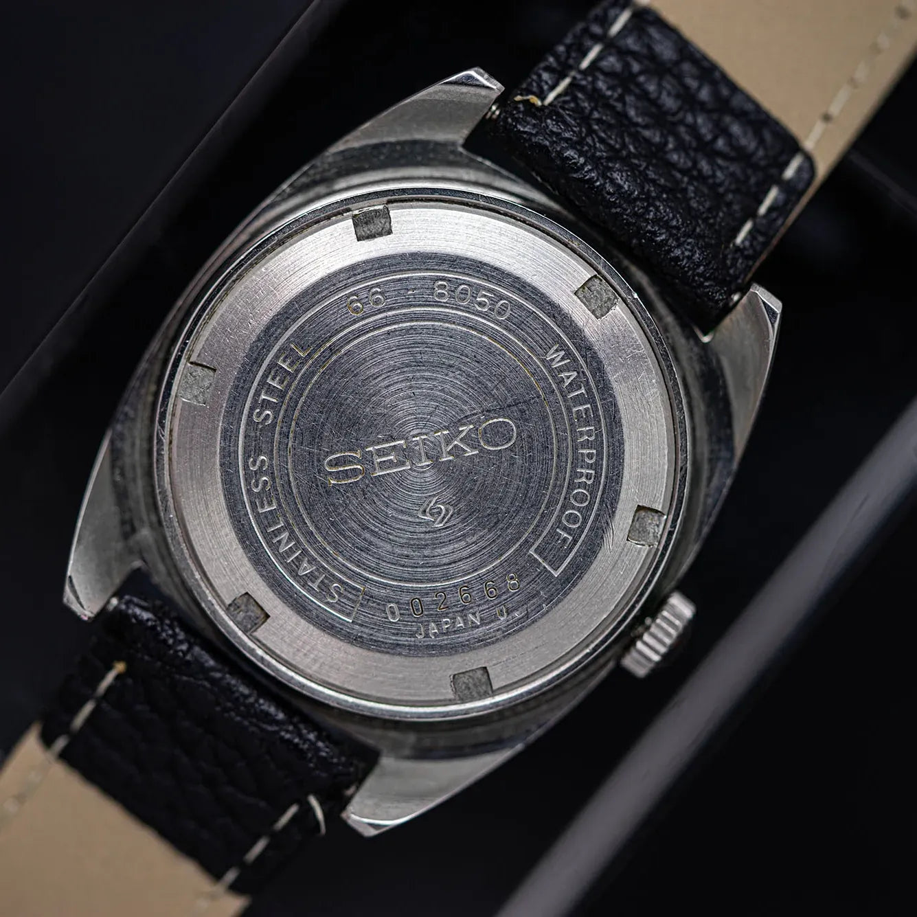 Seiko 66-8050, Cal. 66, Men’s Dress Vintage Watch, 1968 – movement close-up