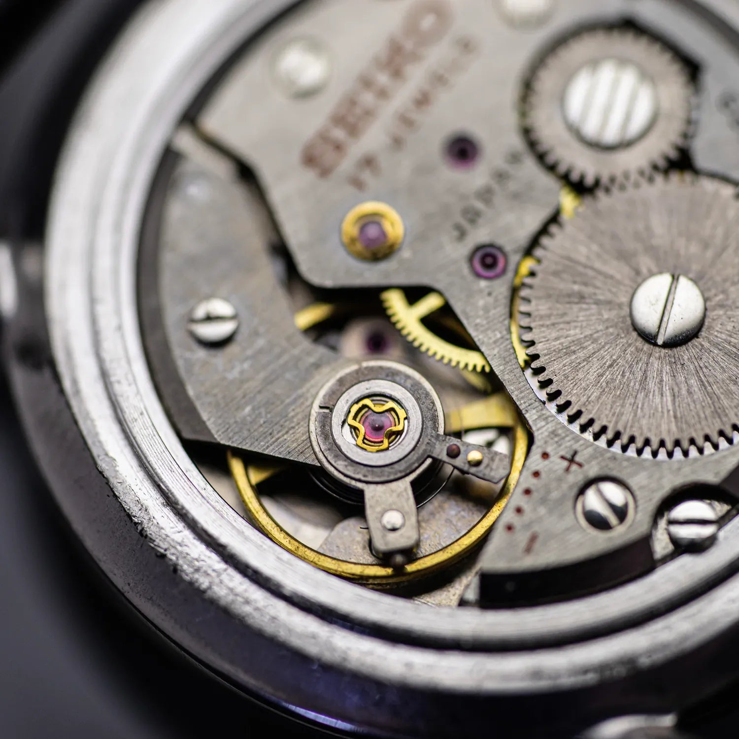 Seiko 66-9990, Cal. 66, Men’s Dress Vintage Watch, 1969 – dial close-up