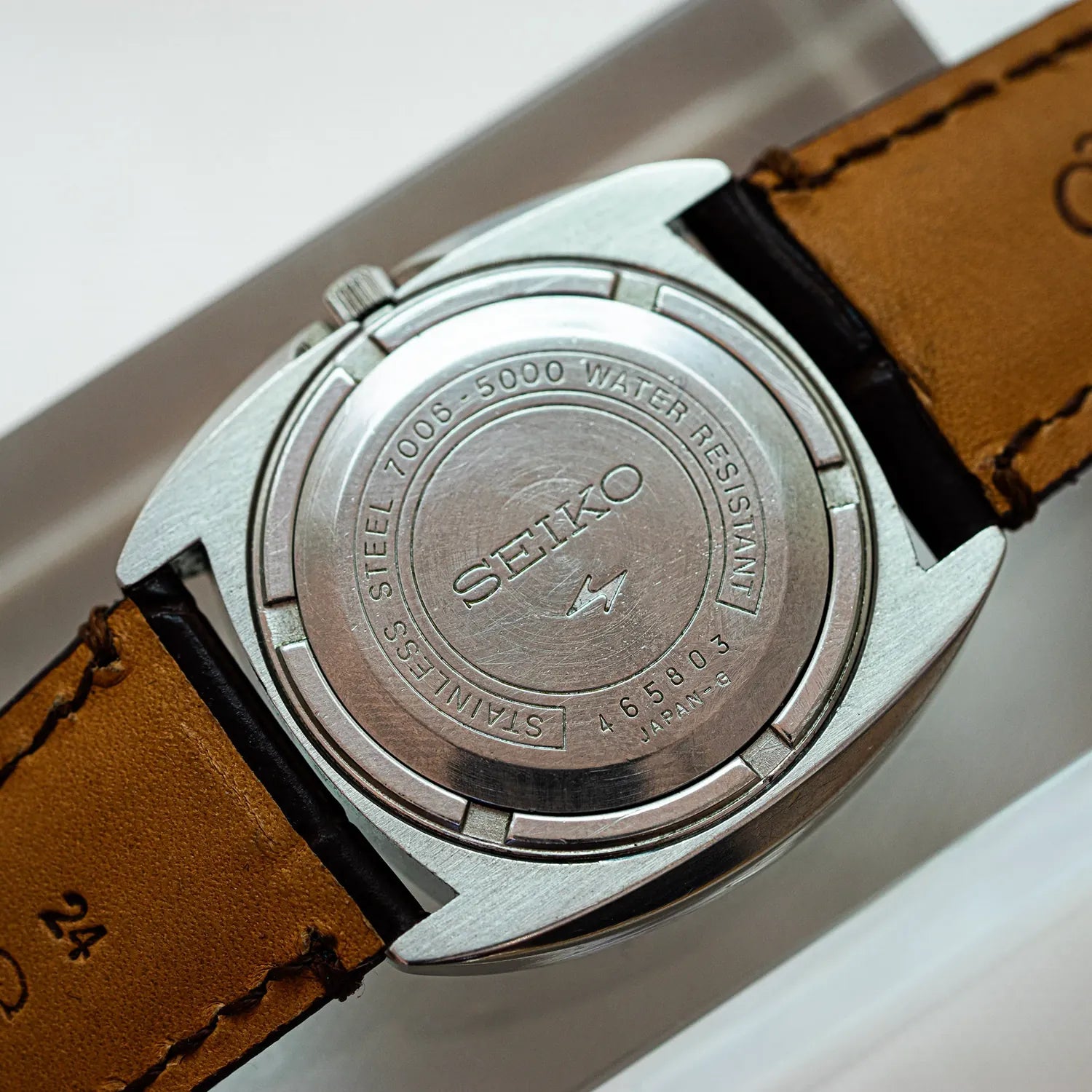 Seiko 7006-5000, Cal. 7006, Men’s Dress Vintage Watch, 1973 – movement close-up