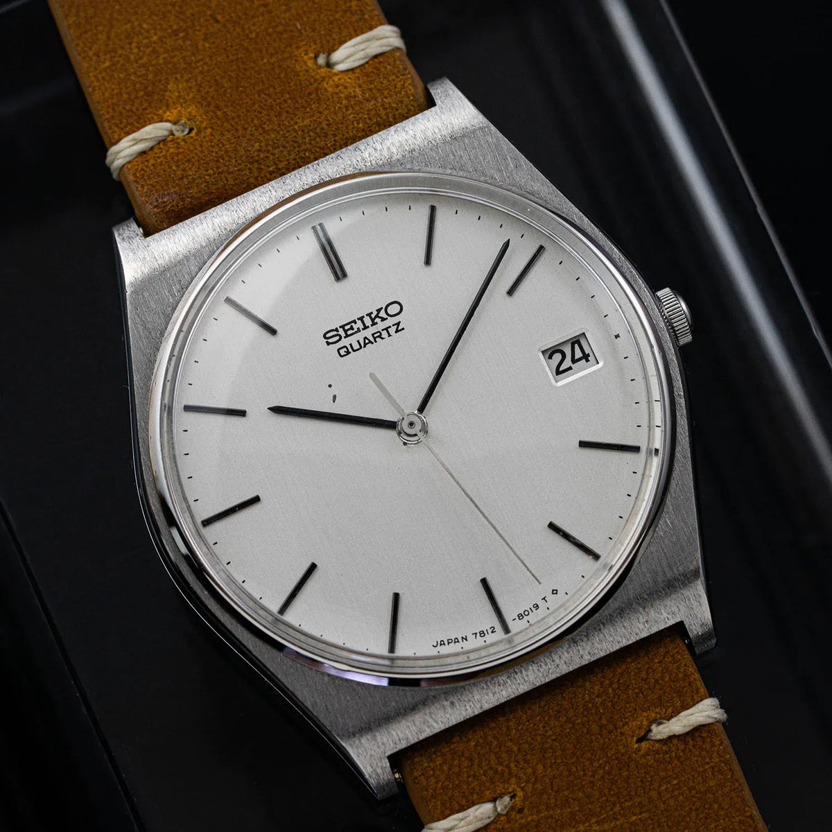 Seiko 7812-8039, Cal. 7812, Men’s Quartz Vintage Watch, 1979 – front view