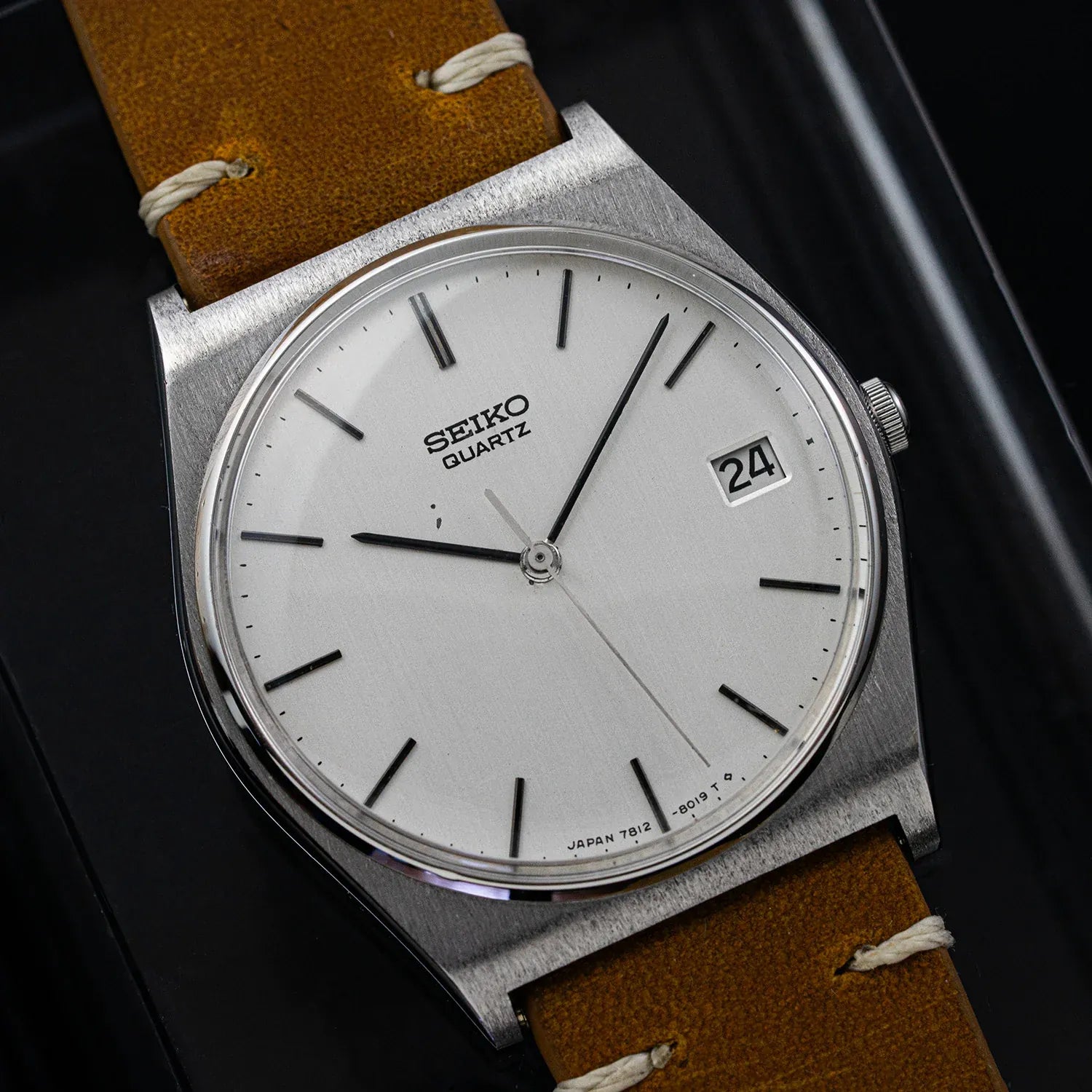 Seiko 7812-8039, Cal. 7812, Men’s Quartz Vintage Watch, 1979 – front view