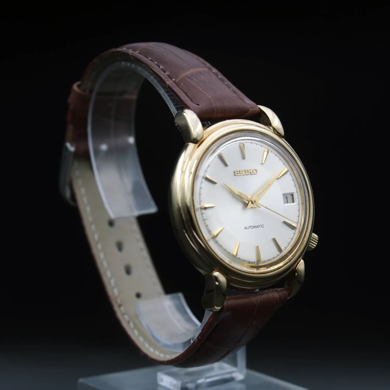 Seiko 7002-8011, Men’s Automatic Dress Vintage Watch, 1992 – back case