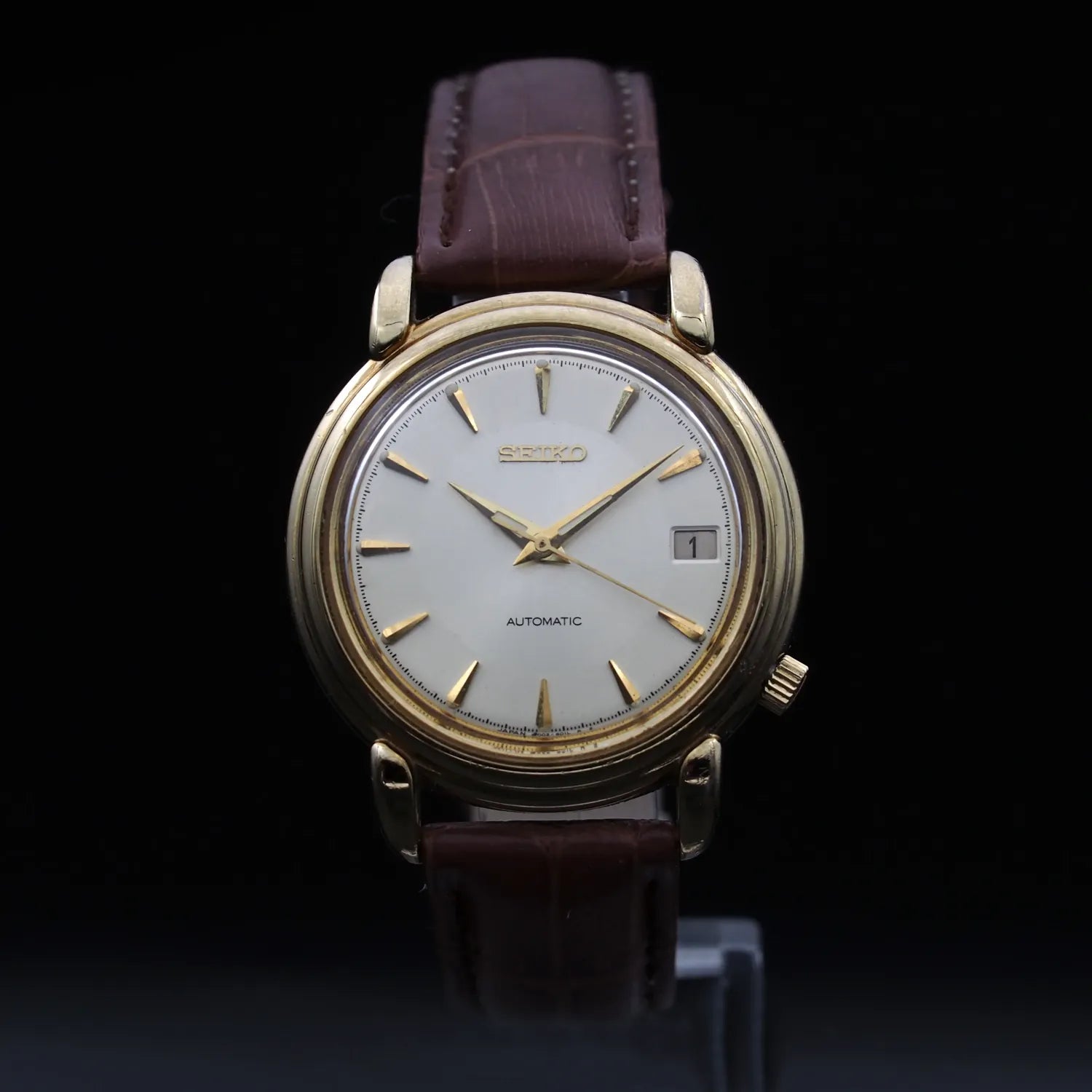 Seiko 7002-8011, Men’s Automatic Dress Vintage Watch, 1992 – front view