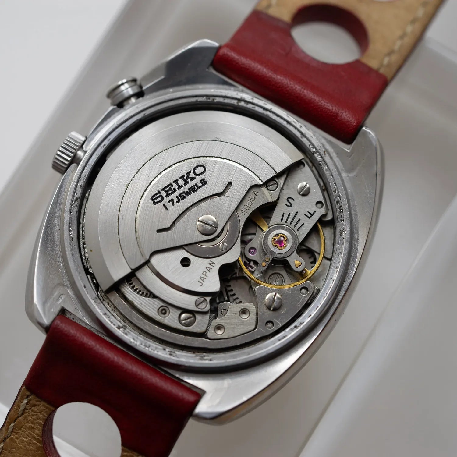 Seiko Bell-Matic, Ref. 4006-6031, Cal. 4006, Men’s Dress Vintage Watch, 1972 – dial close-up