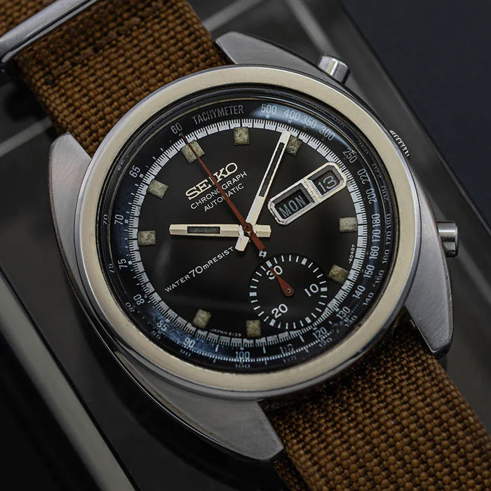 Seiko Ref. 6139-6012, Cal. 6139, Men’s Chronograph Vintage Watch, 1971 – front view