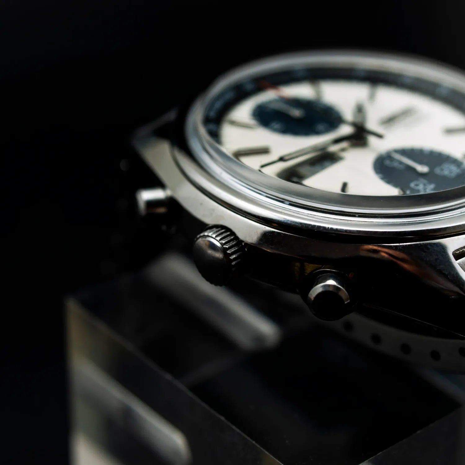Seiko Panda, Ref. 6138-8020, Cal. 6138, Men’s Chronograph Vintage Watch, 1977 – movement close-up