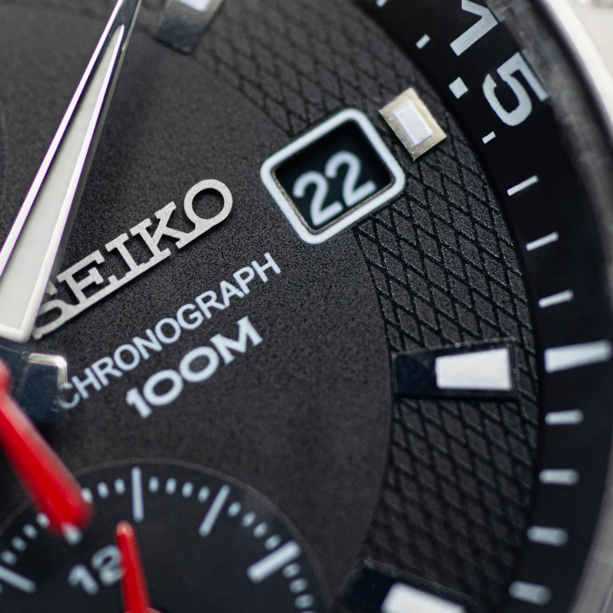 Seiko Chronograph, Ref. 7T92-0HX0, Cal. 7T92, Men’s Chronograph Vintage Watch, 2009 – dial close-up