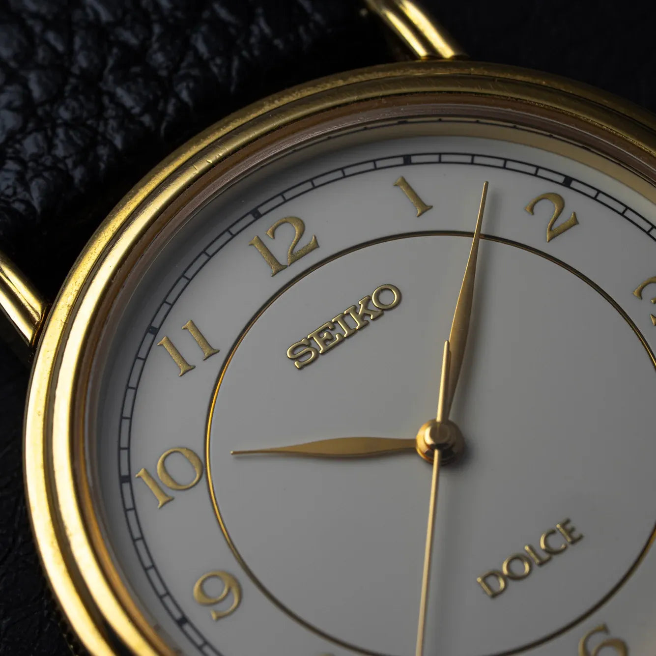 Seiko Dolce, Ref. 5E31-6F50, Cal. 5E31, Men’s Dress Vintage Watch, 1994 – dial close-up