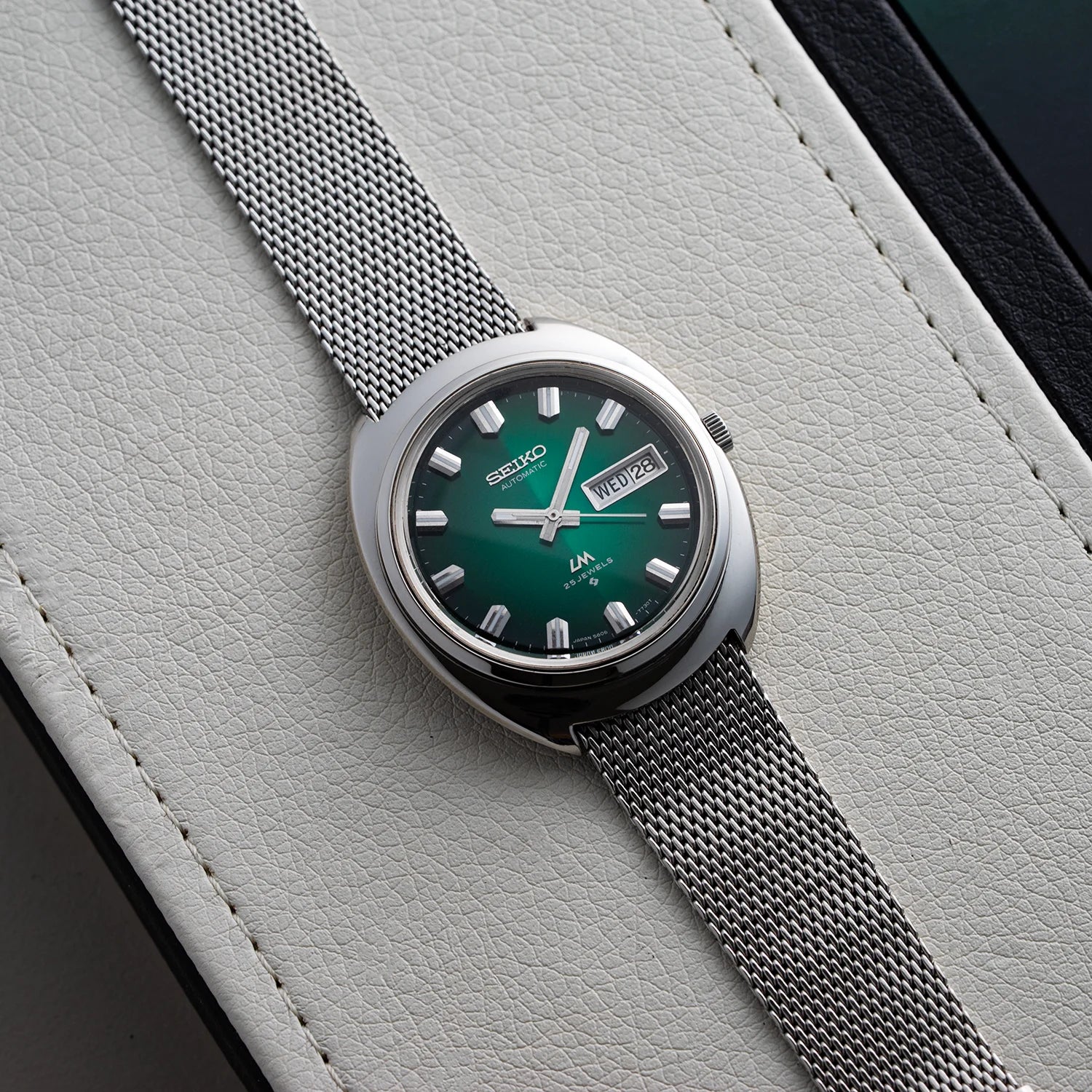 ☆SEIKO/セイコー ロードマチック 5606-7160 自動巻き腕時計/シルバー