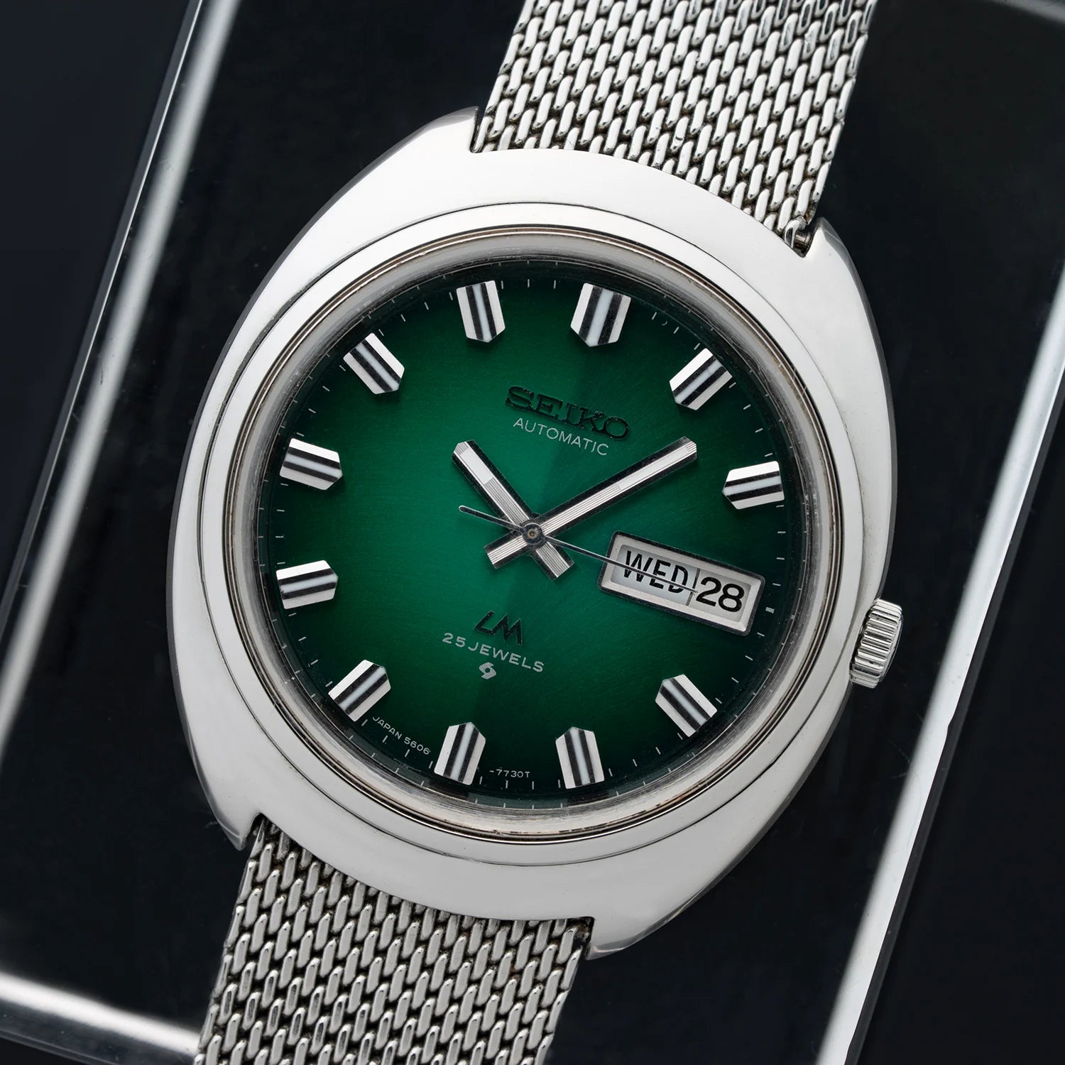 希少文字盤 SEIKO LM 5606-7160 自動巻 メンズ 稼働品 SEIKO セイコー 