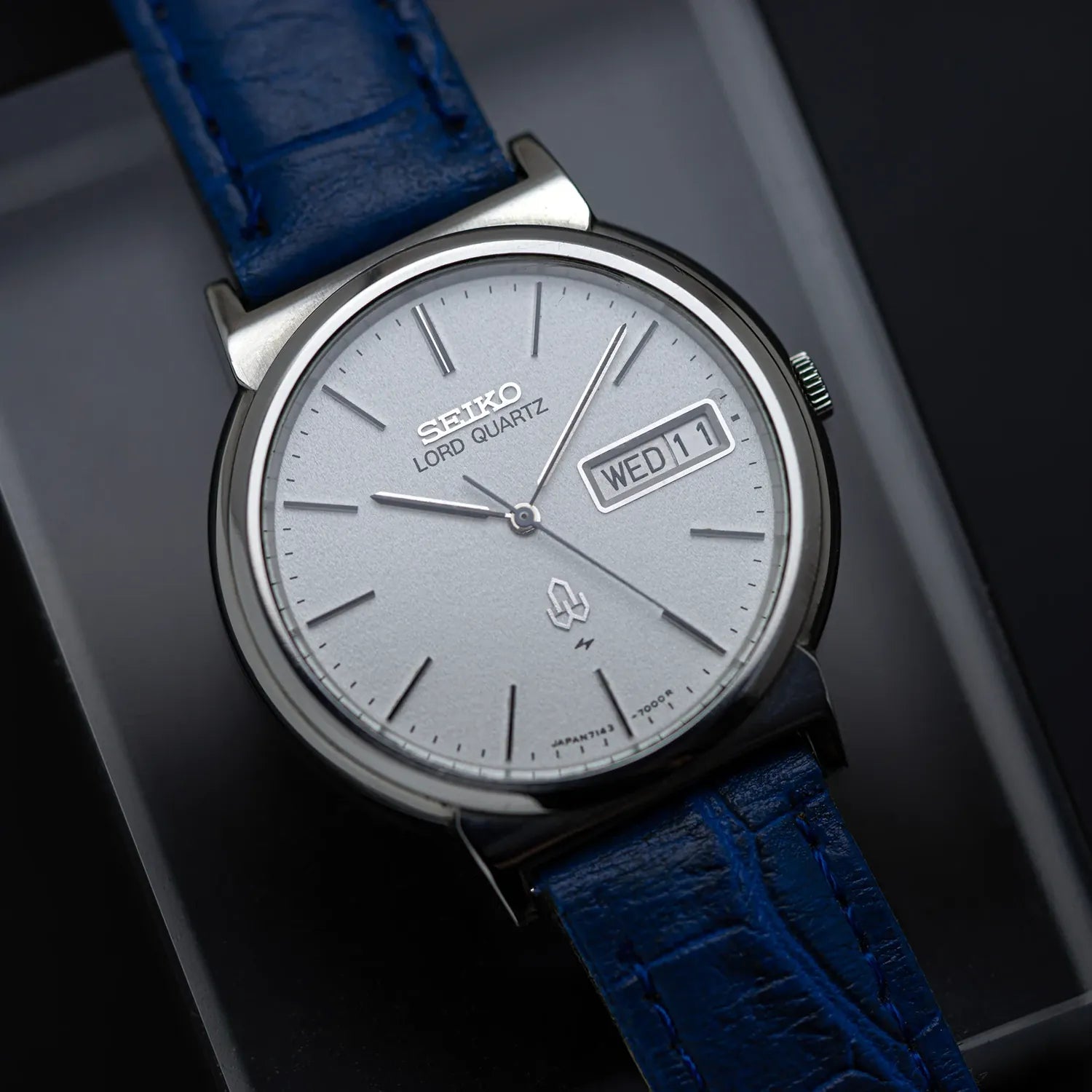 Seiko Lord Quartz, Ref. 7143-7000, Cal. 7143, Men’s Dress Vintage Watch, 1979 – front view