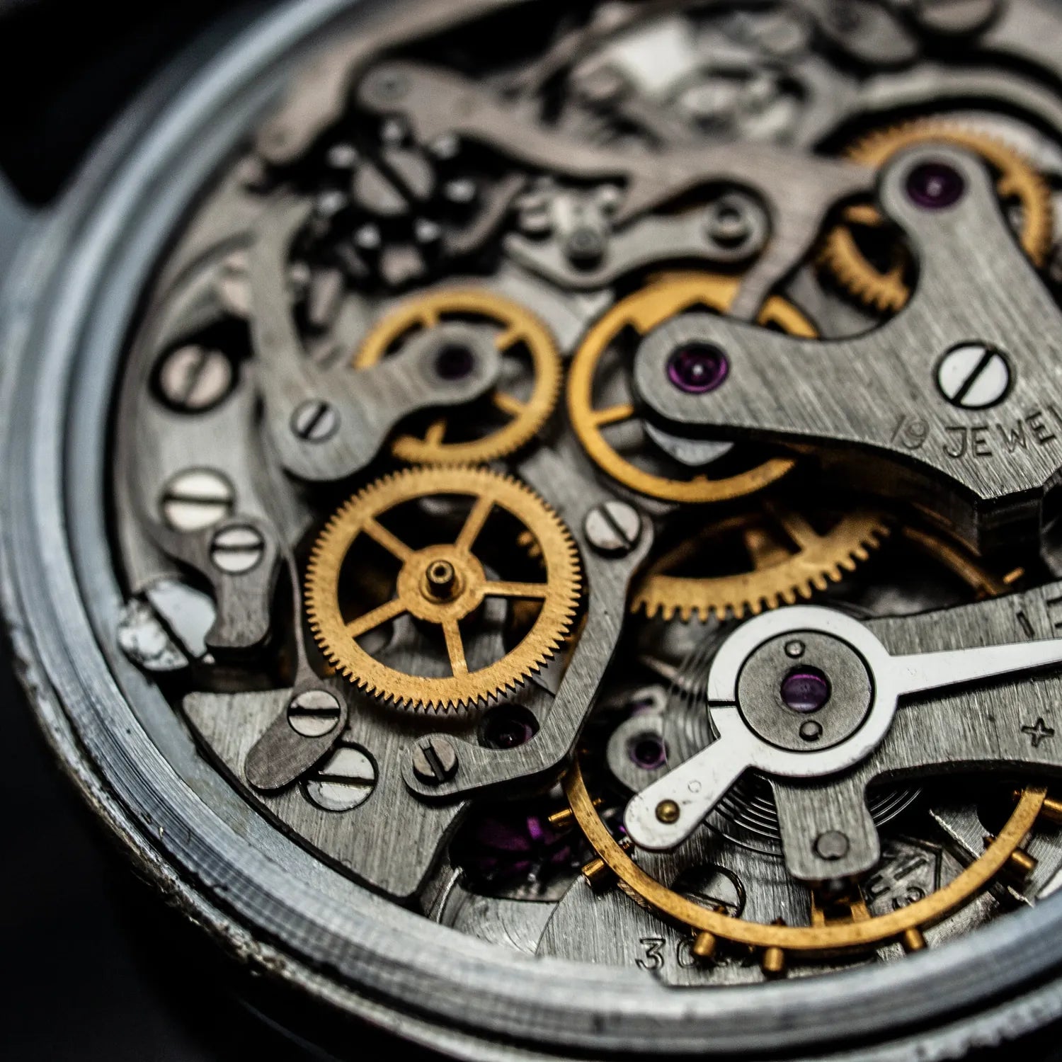 Sekonda Strela, Cal. 3017, Men’s Chronograph Vintage Watch, 1965 – dial close-up