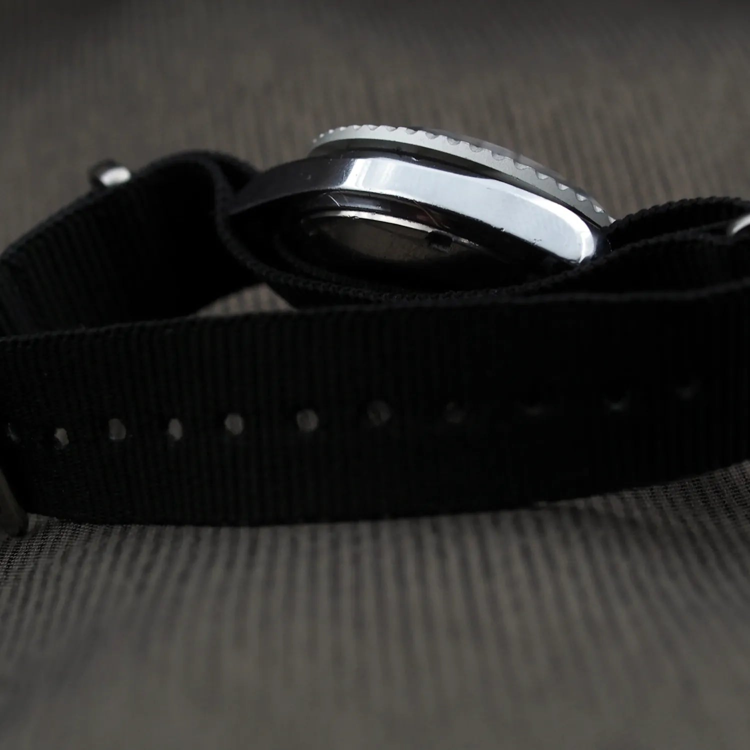 Sicura Cogemeast Diver 600ft, Cal. Ronda-Matic 1238, Men’s Diving Vintage Watch, 1970 – side view