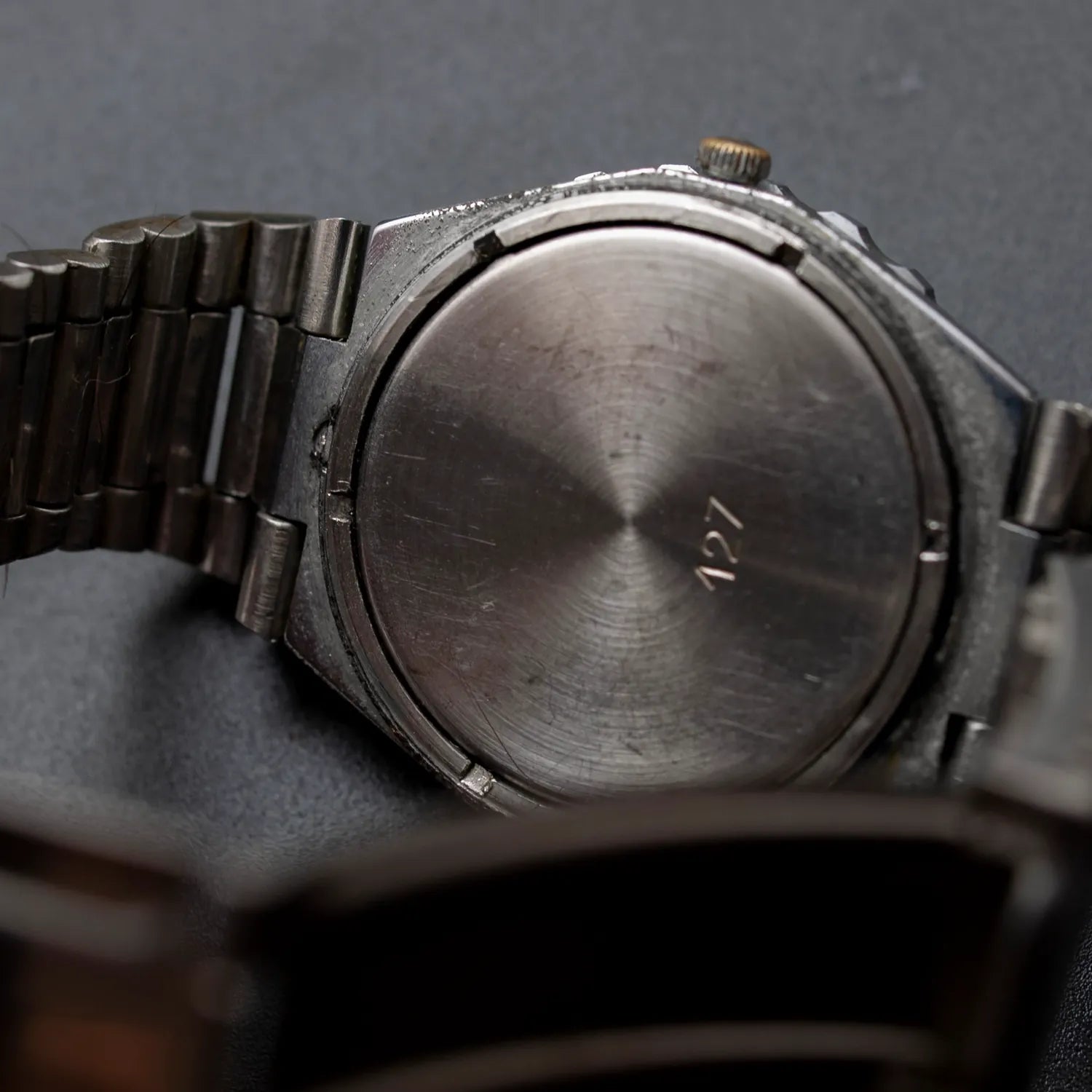 Slava Pepsi, 127, Cal. 3056A, Men’s Diving Vintage Watch, 1982 – back case
