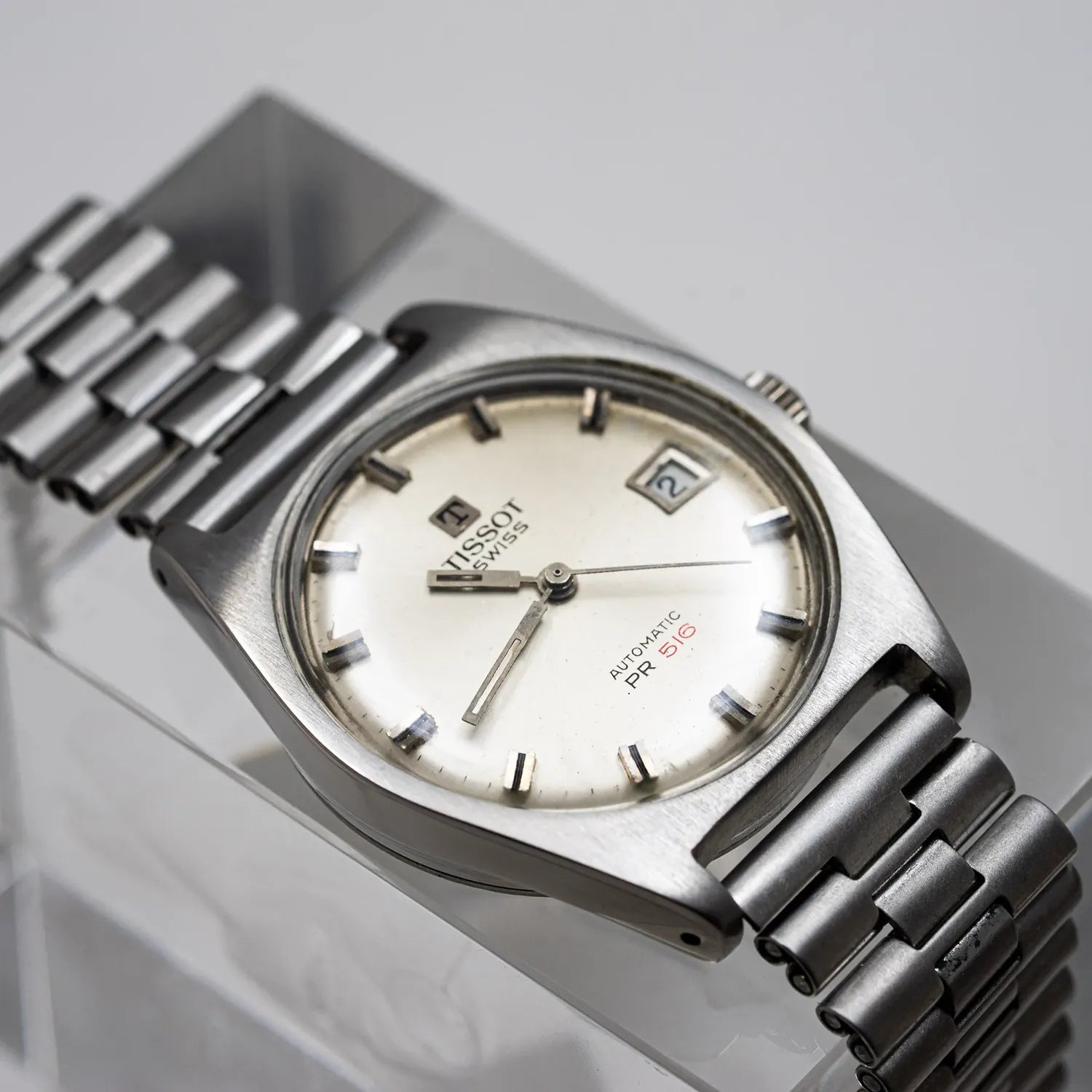 Tissot Automatic PR 516 Ref. 43620/44620, Cal. 784-2 – dial macro detail