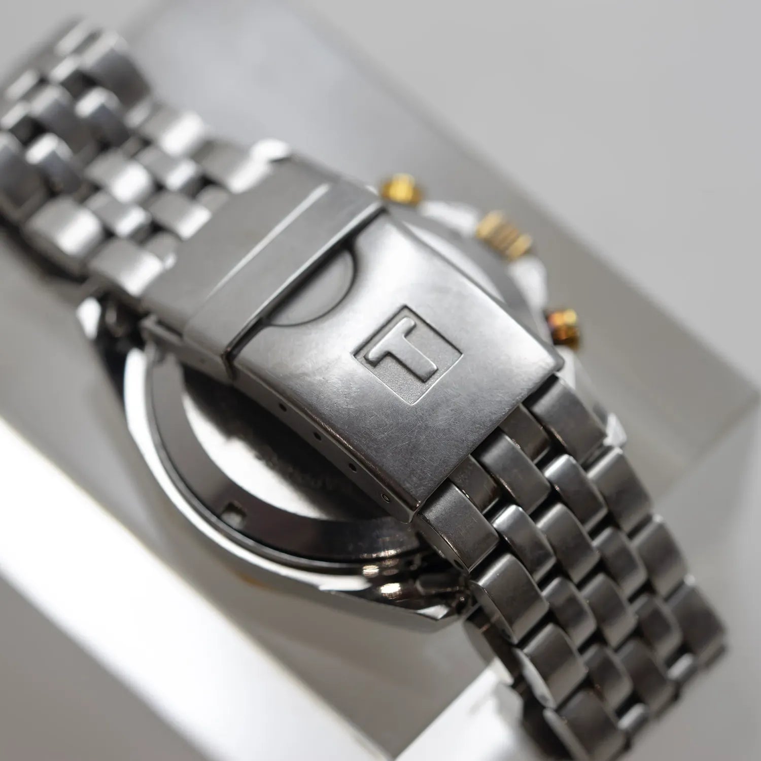 TISSOTティソ P372/472 PR100 クロノグラフ 腕時計 Tissot PR 100 P372/472-1 Stainless steel White 1990 Spain