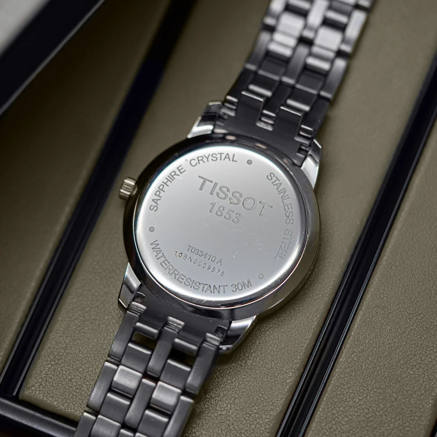 Tissot Ref. T033410A, Men's Dress Watch – movement close-up