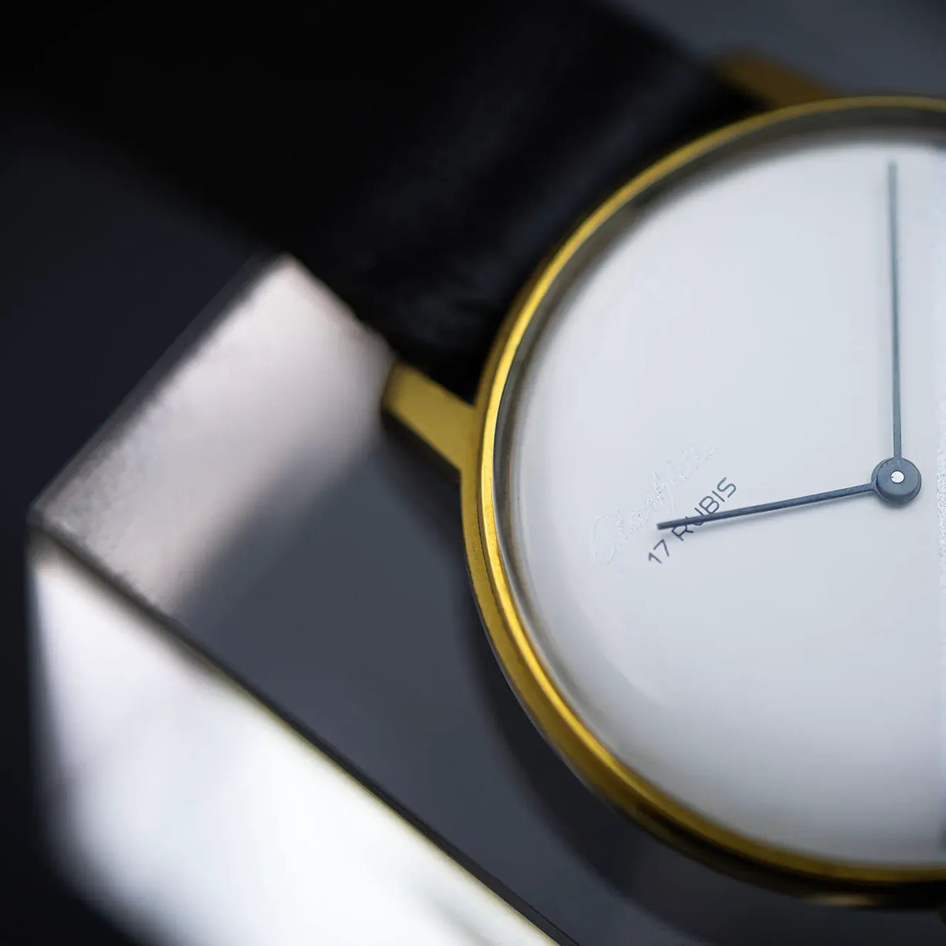 Vintage Glashutte Men's Dress Watch – side view