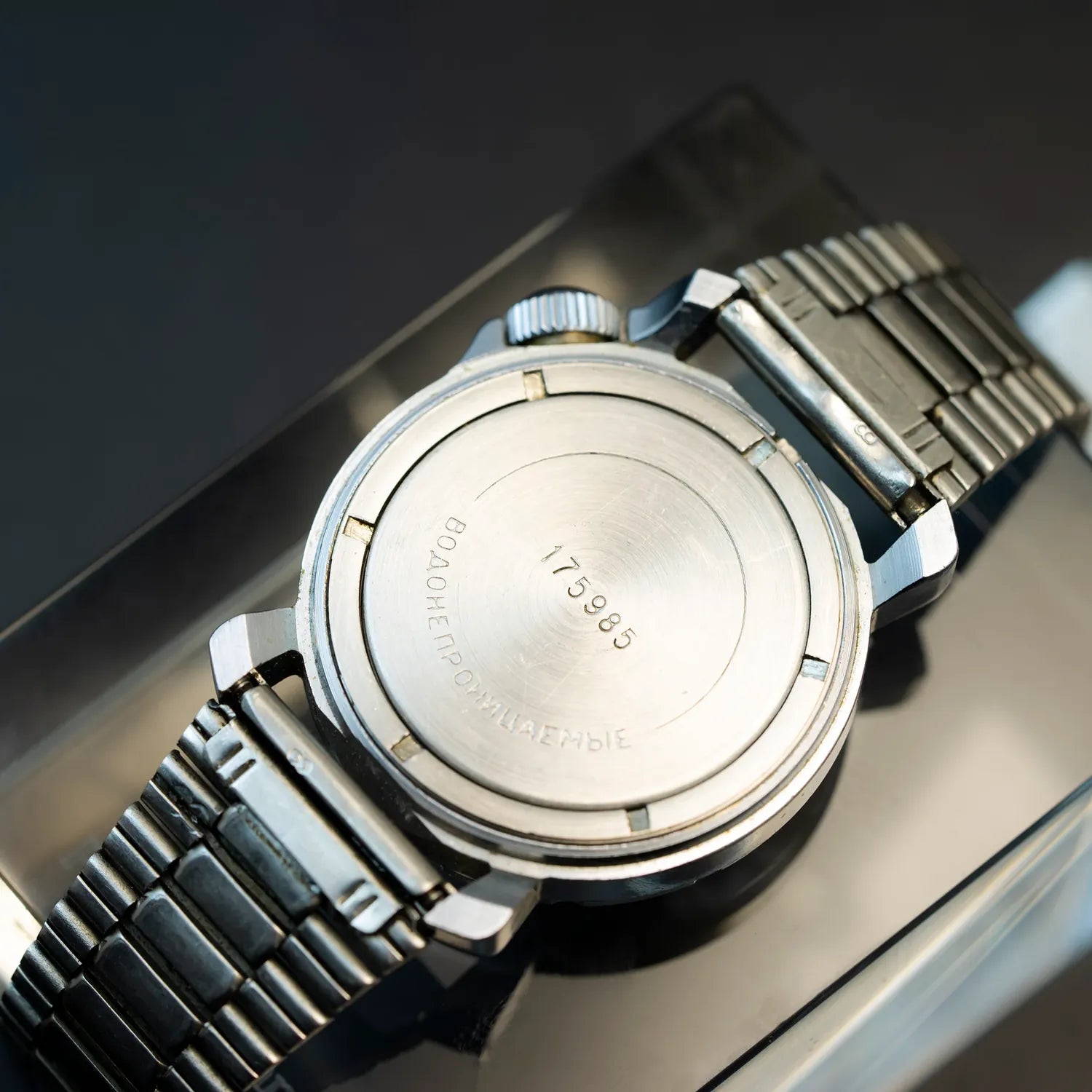 Vostok Amphibia Diver Watch – side view alternative angle